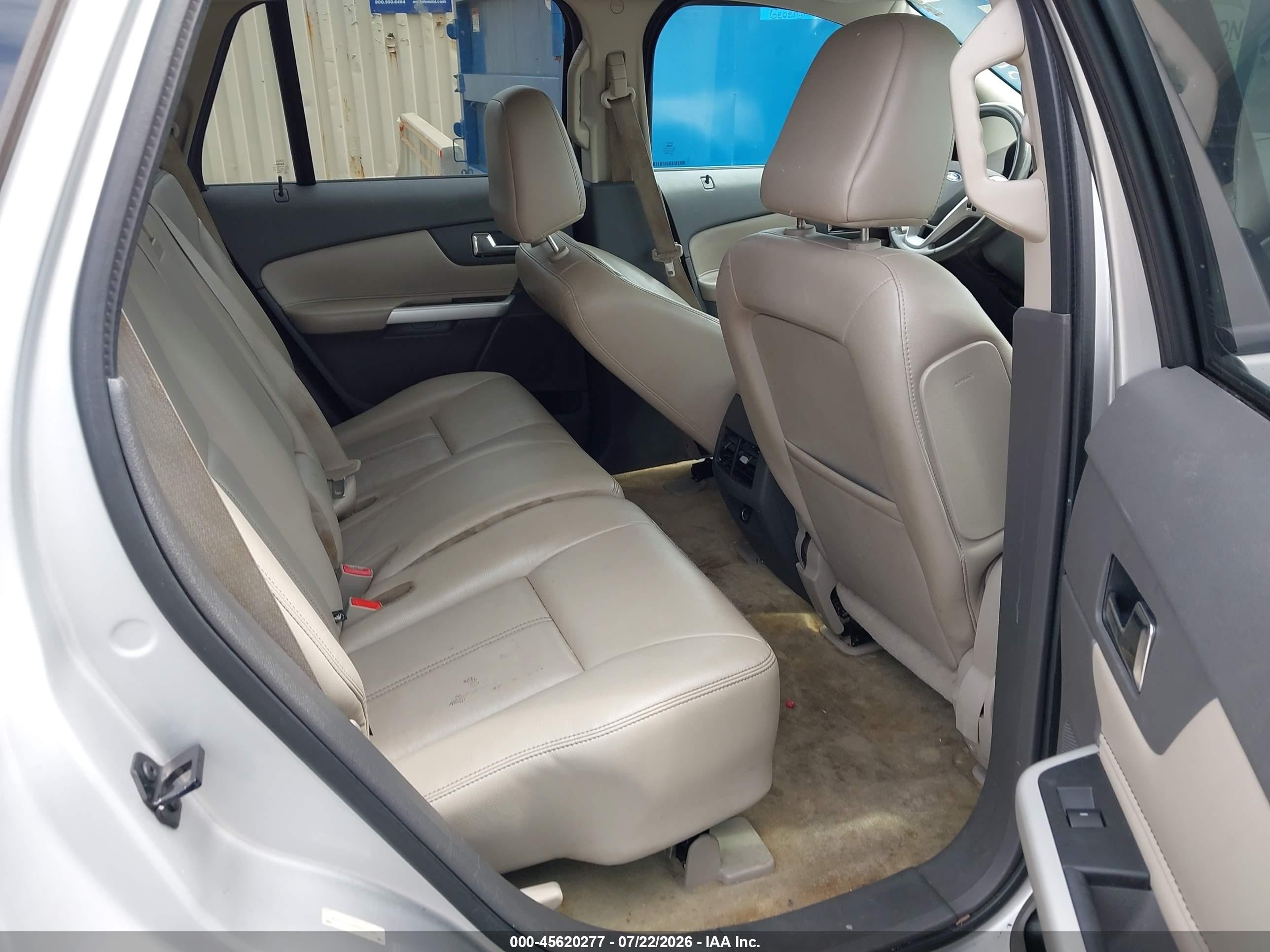 2011 Ford Edge Sel Silver vin: 2FMDK3JC6BBA95392