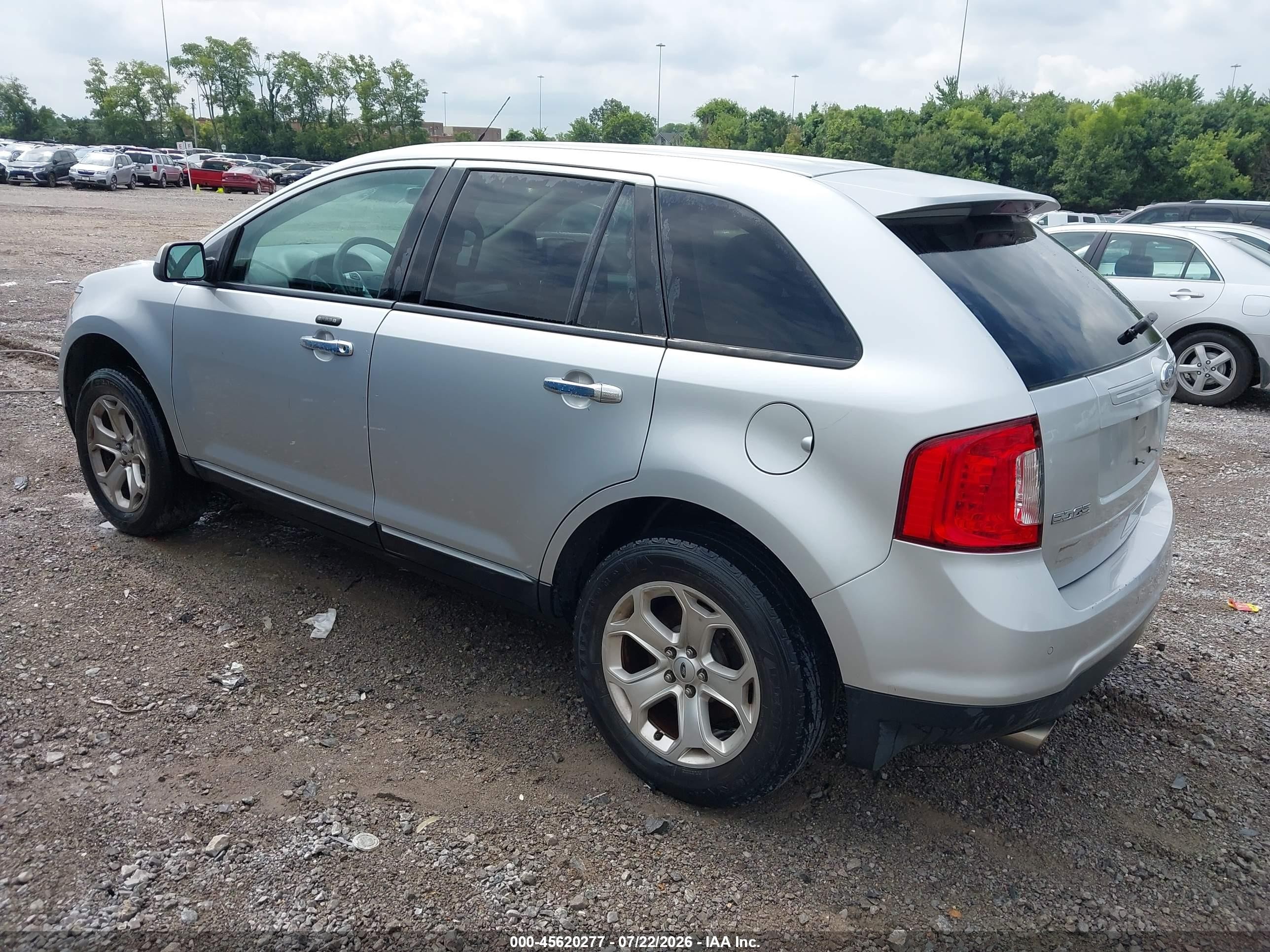 2011 Ford Edge Sel Silver vin: 2FMDK3JC6BBA95392