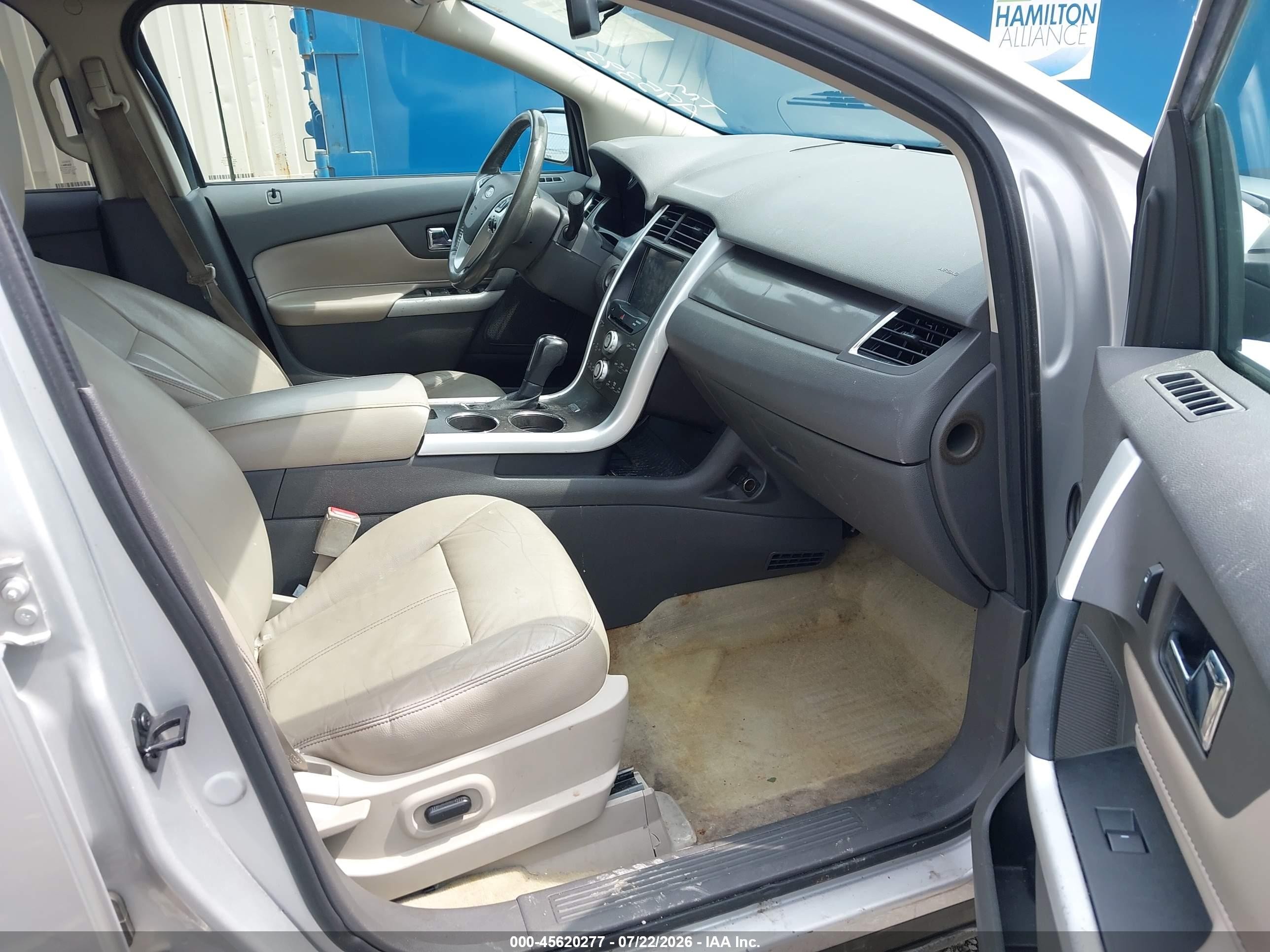 2011 Ford Edge Sel Silver vin: 2FMDK3JC6BBA95392