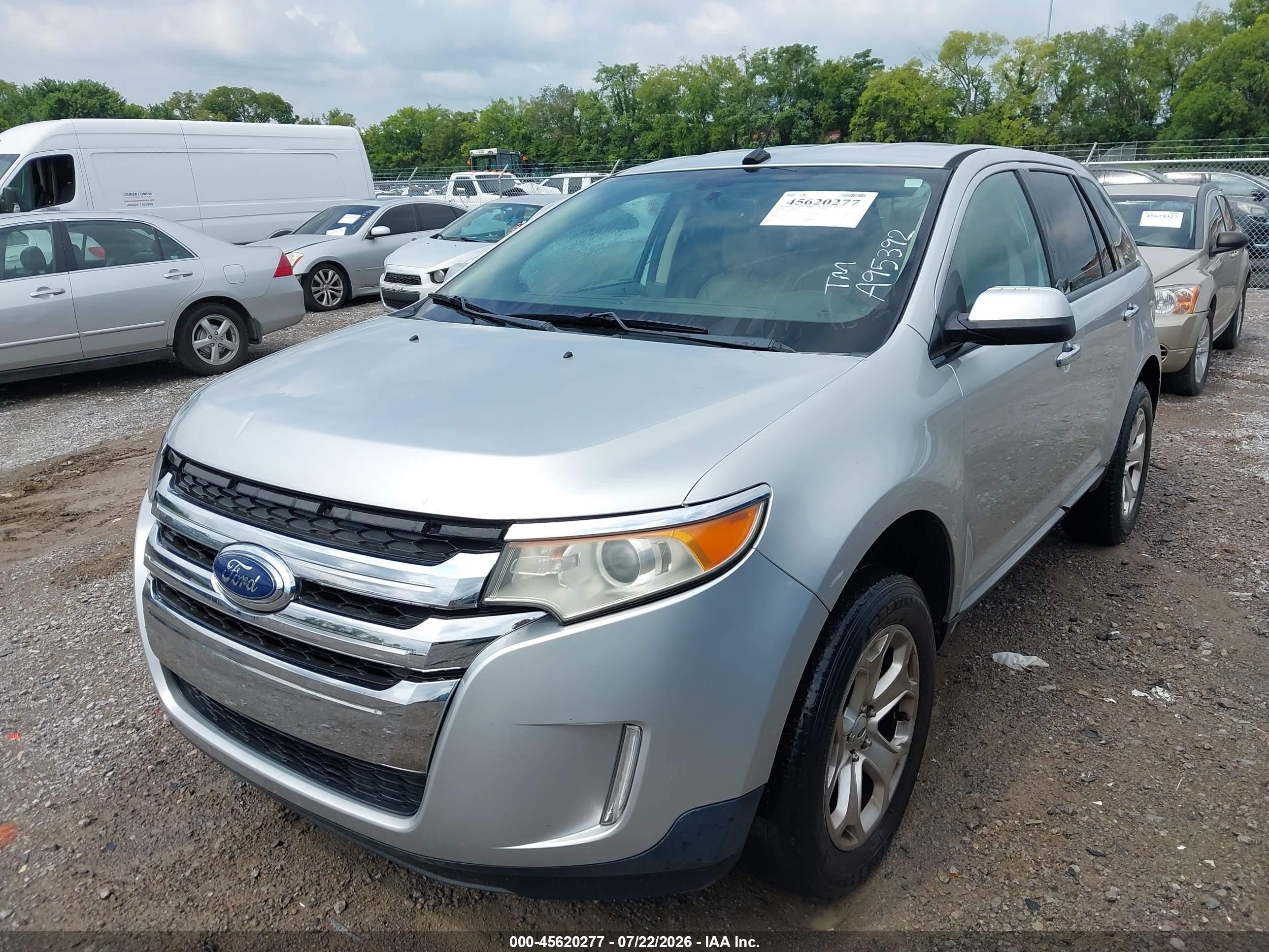 2011 Ford Edge Sel Silver vin: 2FMDK3JC6BBA95392