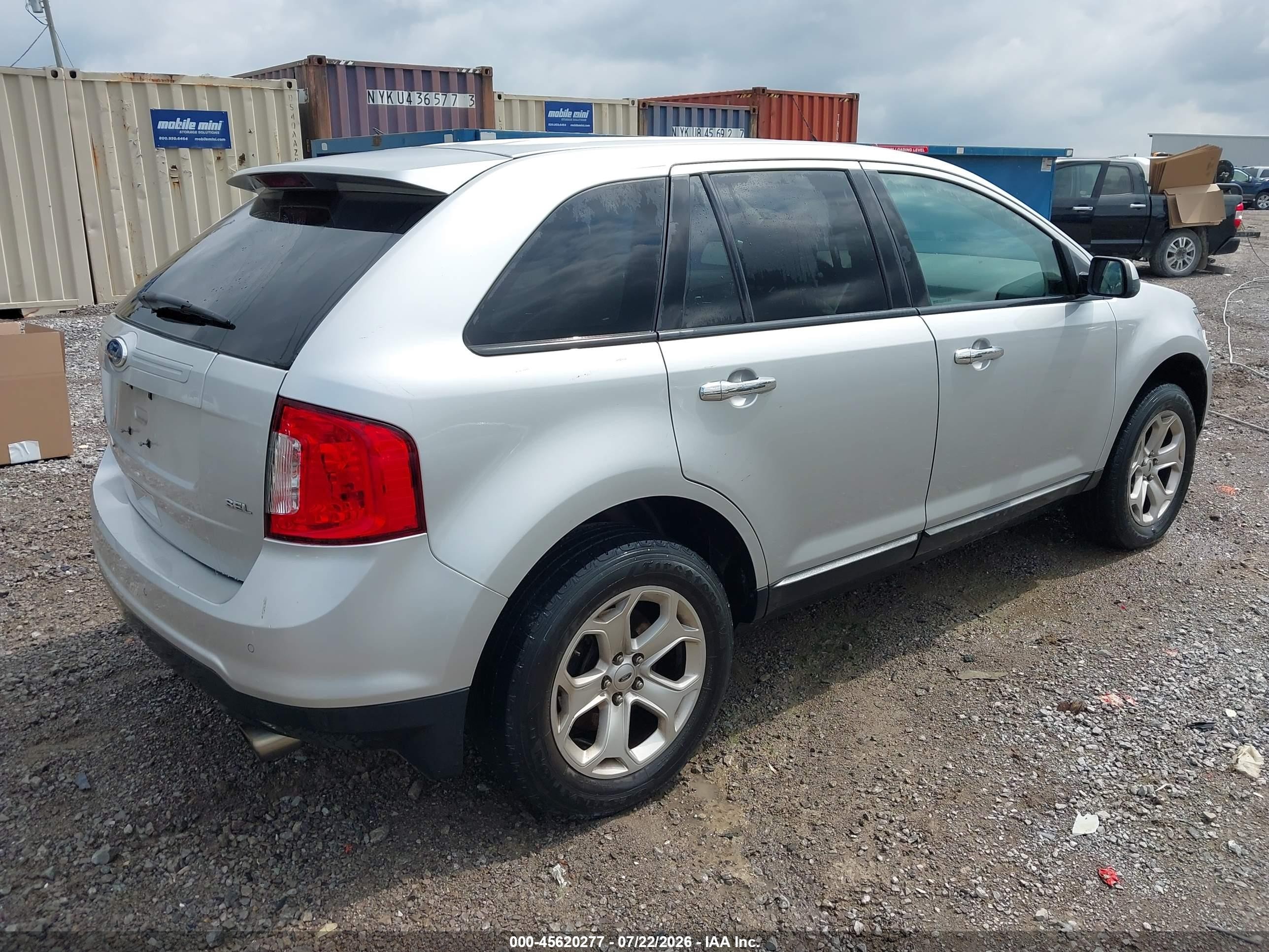 2011 Ford Edge Sel Silver vin: 2FMDK3JC6BBA95392