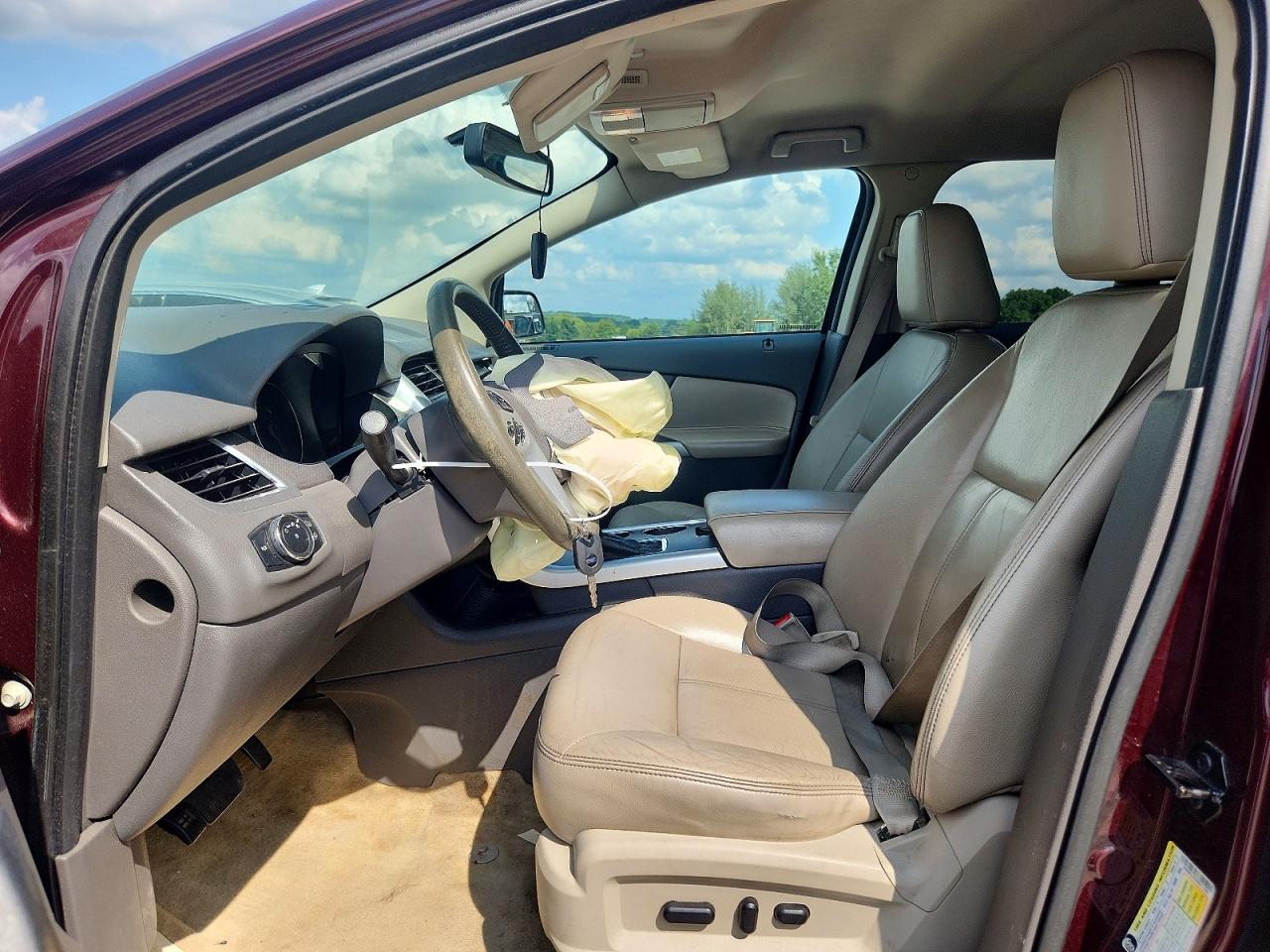 2011 Ford Edge Sel Бордовый vin: 2FMDK3JC6BBB17889