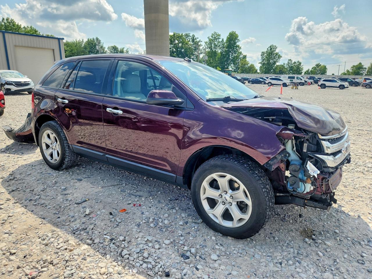 2011 Ford Edge Sel Бордовый vin: 2FMDK3JC6BBB17889