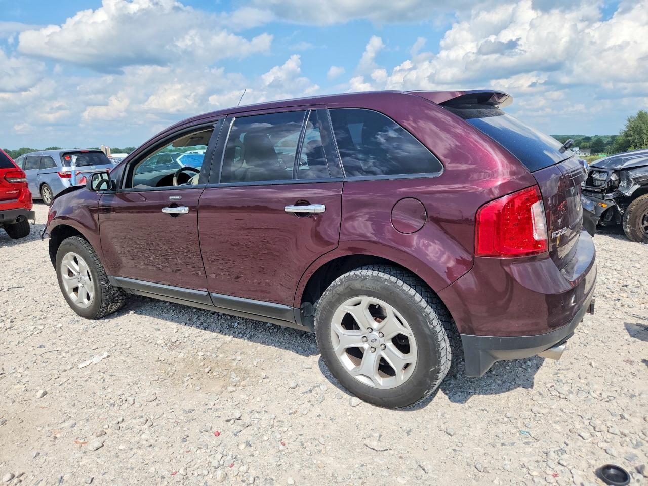 2011 Ford Edge Sel Бордовый vin: 2FMDK3JC6BBB17889