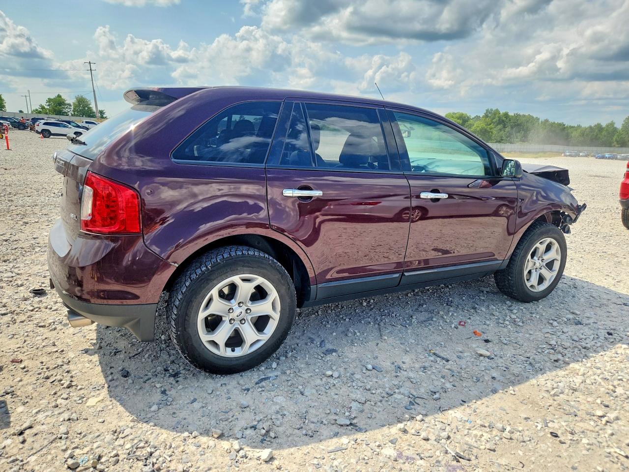 2011 Ford Edge Sel Бордовый vin: 2FMDK3JC6BBB17889