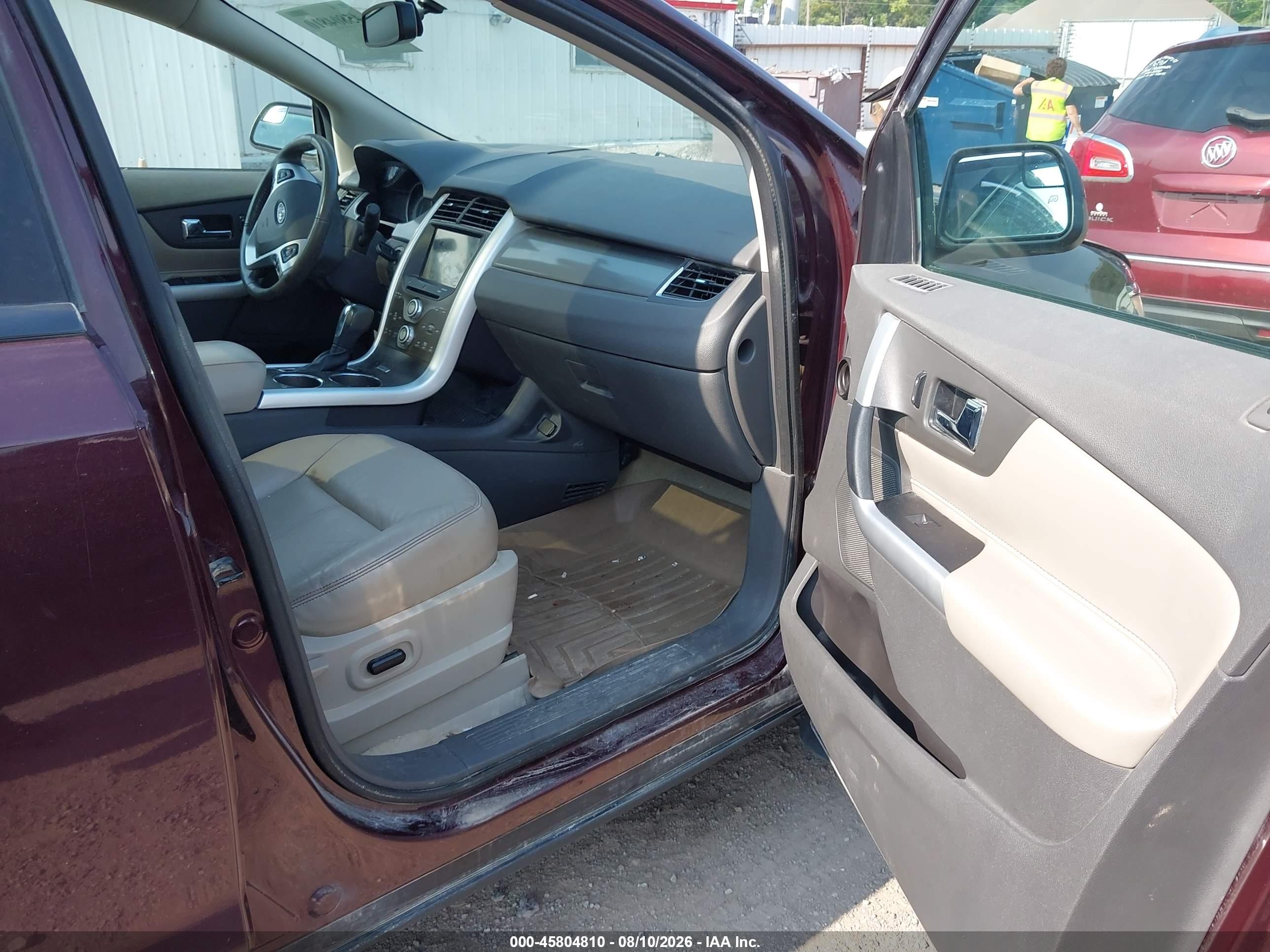 2011 Ford Edge Sel Brown vin: 2FMDK3JC6BBB20775