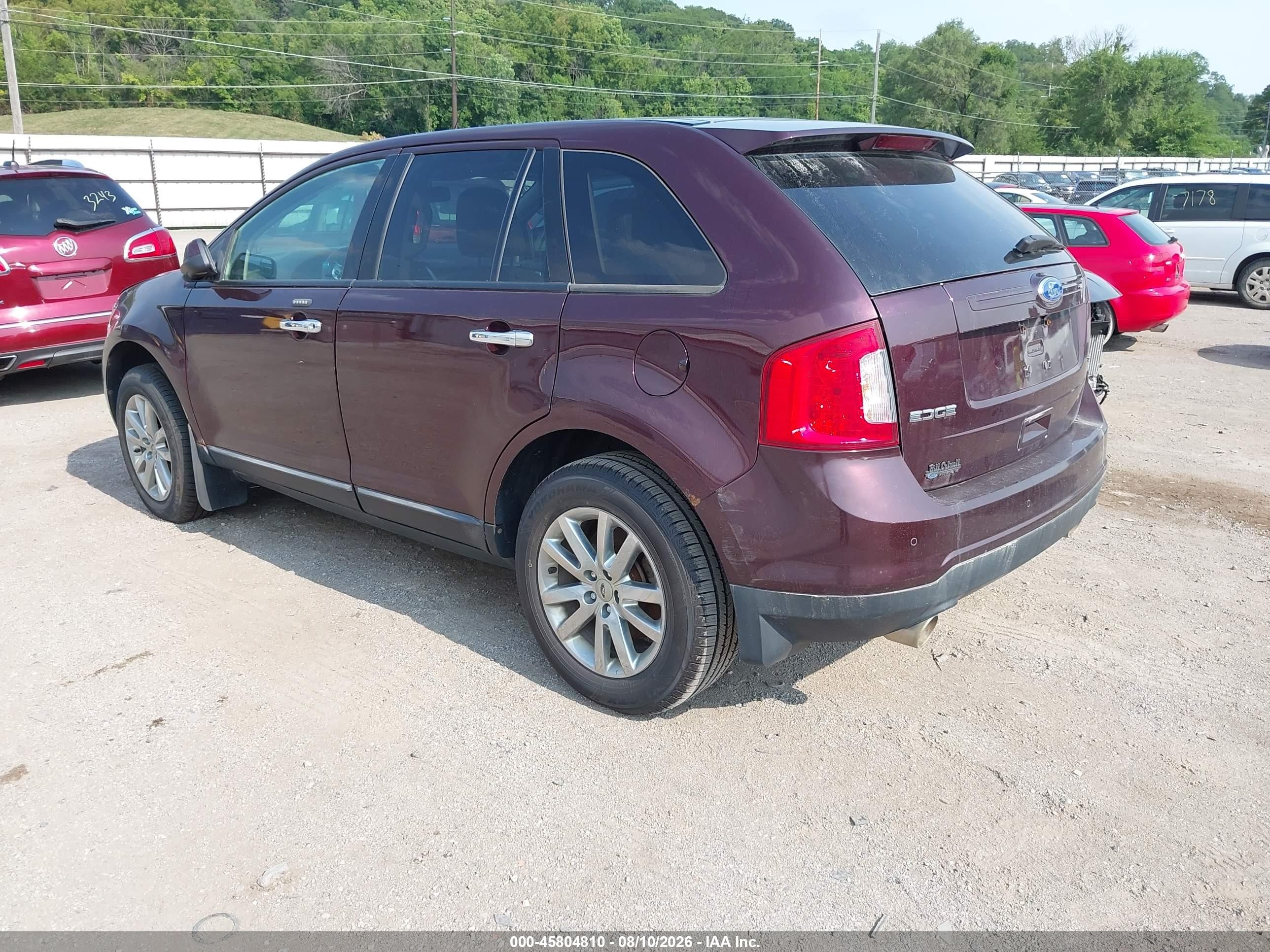 2011 Ford Edge Sel Brown vin: 2FMDK3JC6BBB20775