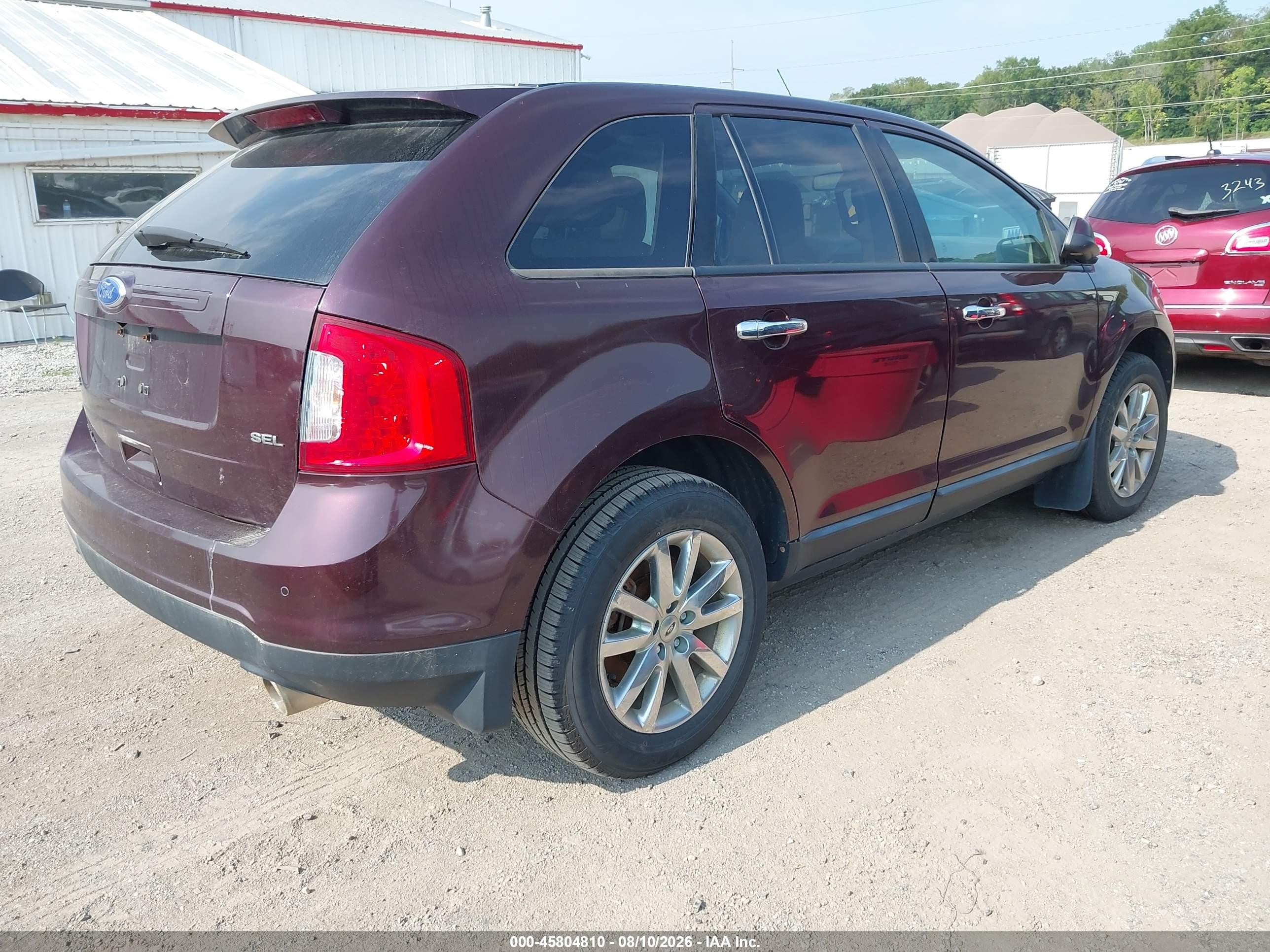 2011 Ford Edge Sel Brown vin: 2FMDK3JC6BBB20775