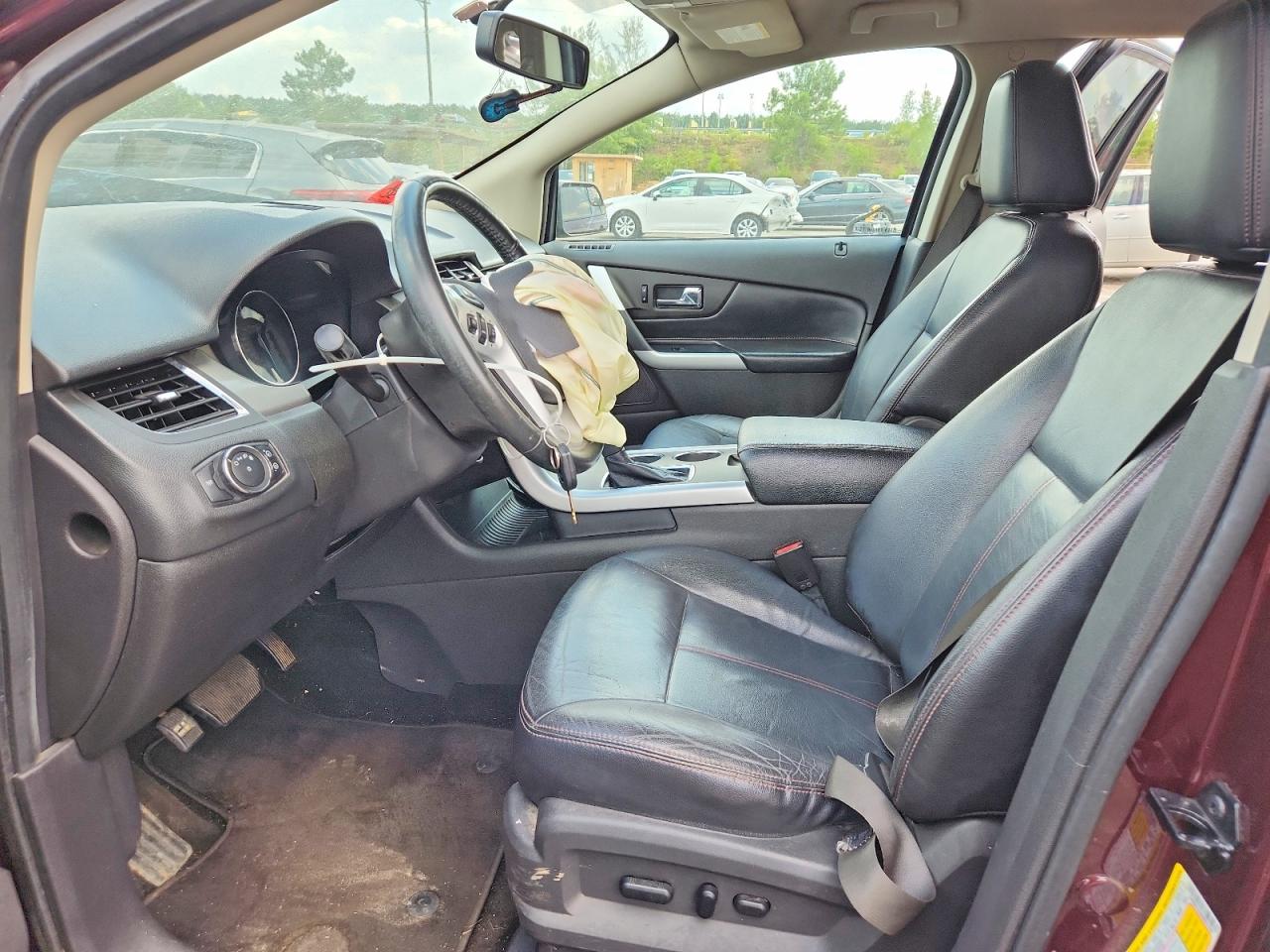 2011 Ford Edge Sel Burgundy vin: 2FMDK3JC6BBB21098