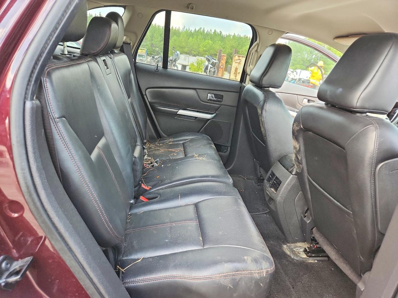 2011 Ford Edge Sel Burgundy vin: 2FMDK3JC6BBB21098
