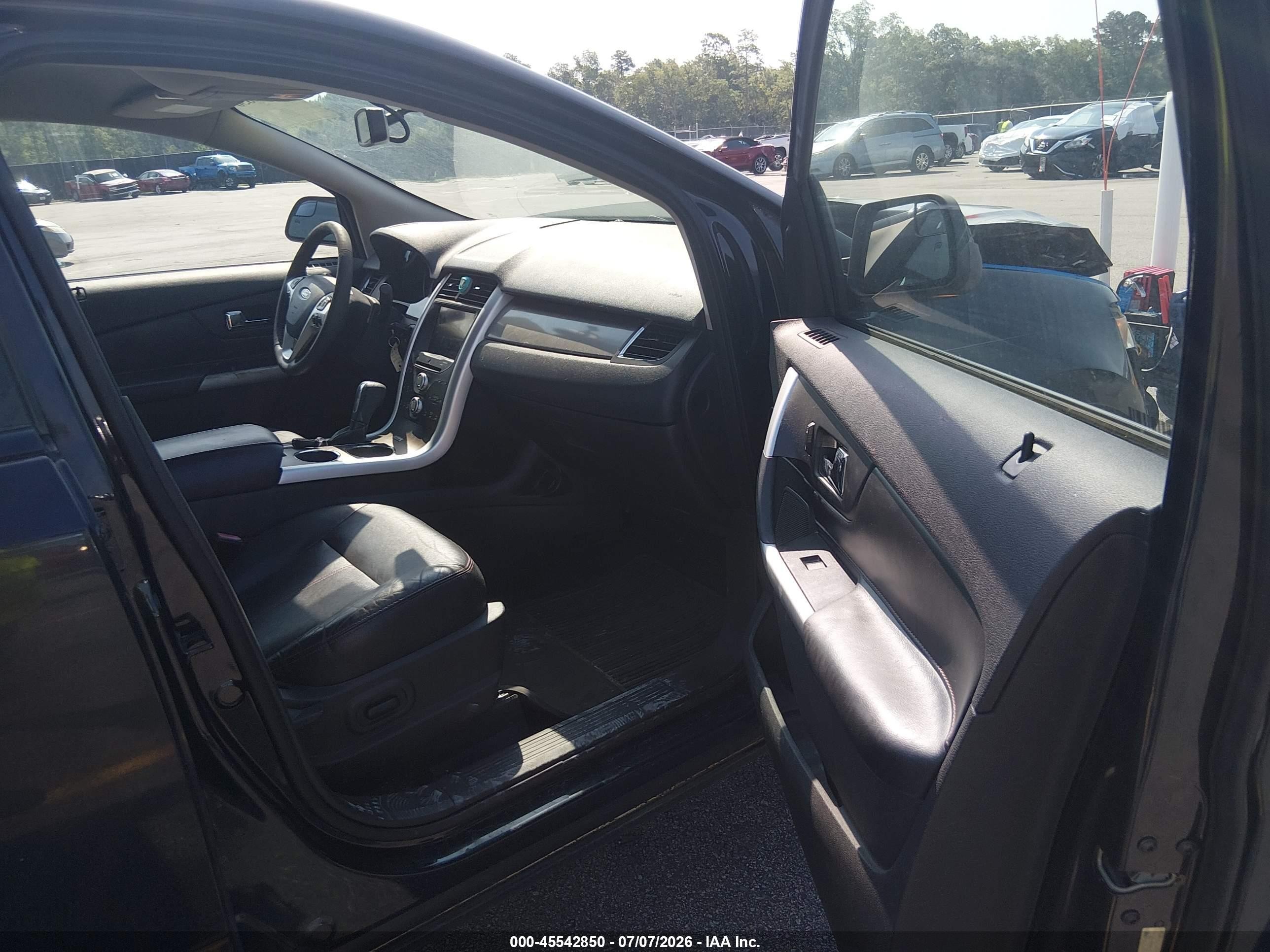 2011 Ford Edge Sel Black vin: 2FMDK3JC6BBB23370