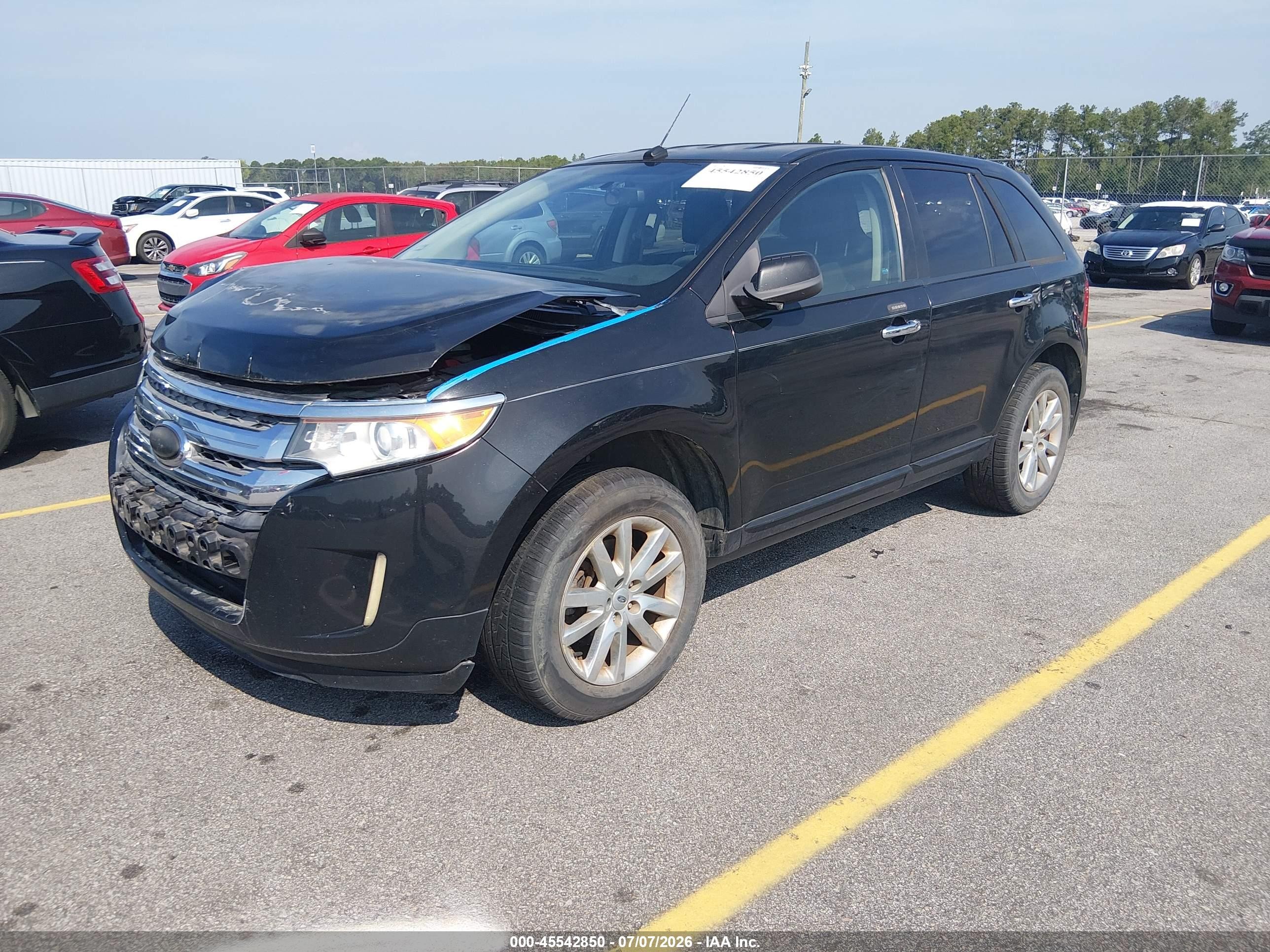 2011 Ford Edge Sel Black vin: 2FMDK3JC6BBB23370