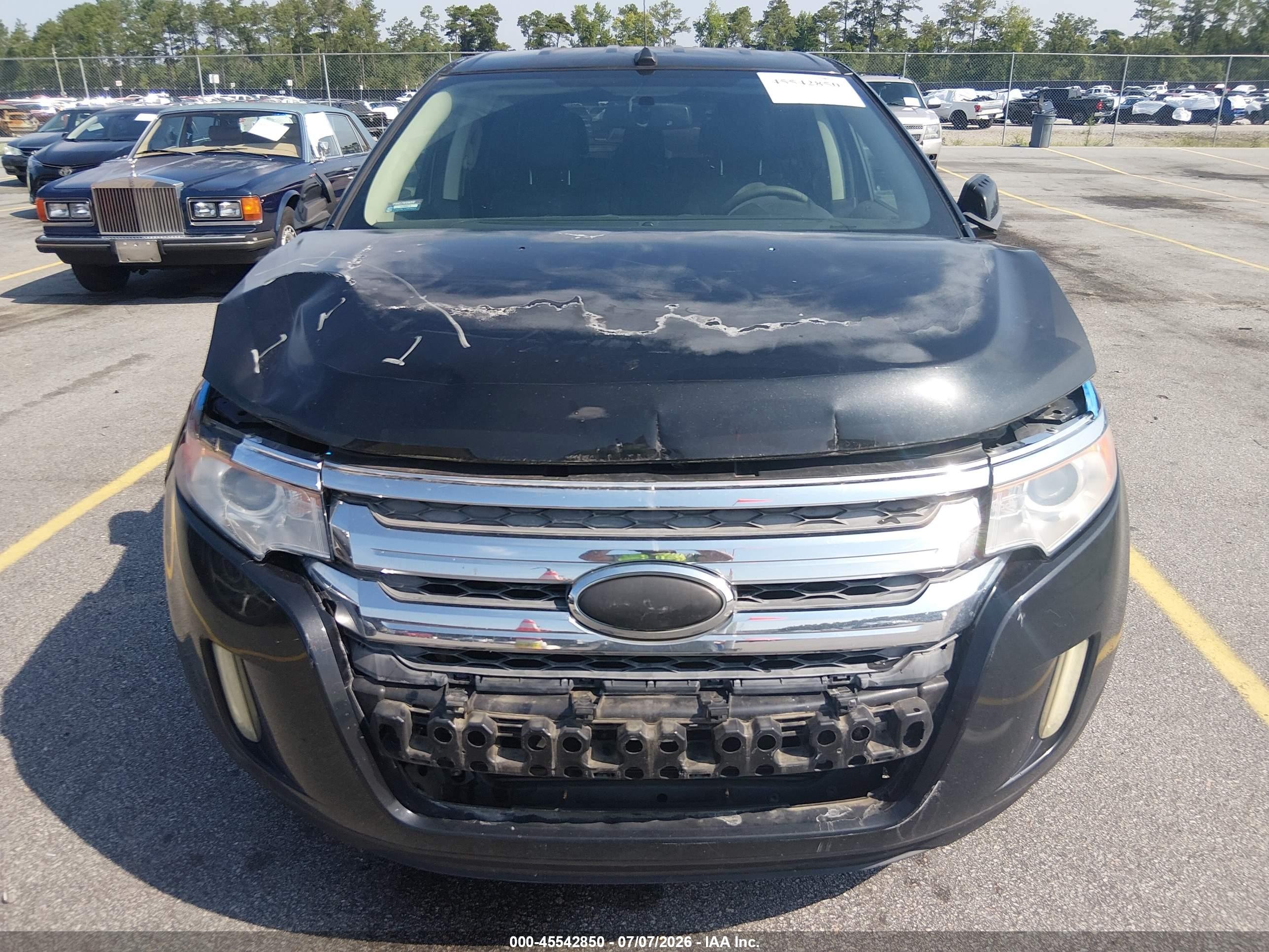 2011 Ford Edge Sel Black vin: 2FMDK3JC6BBB23370