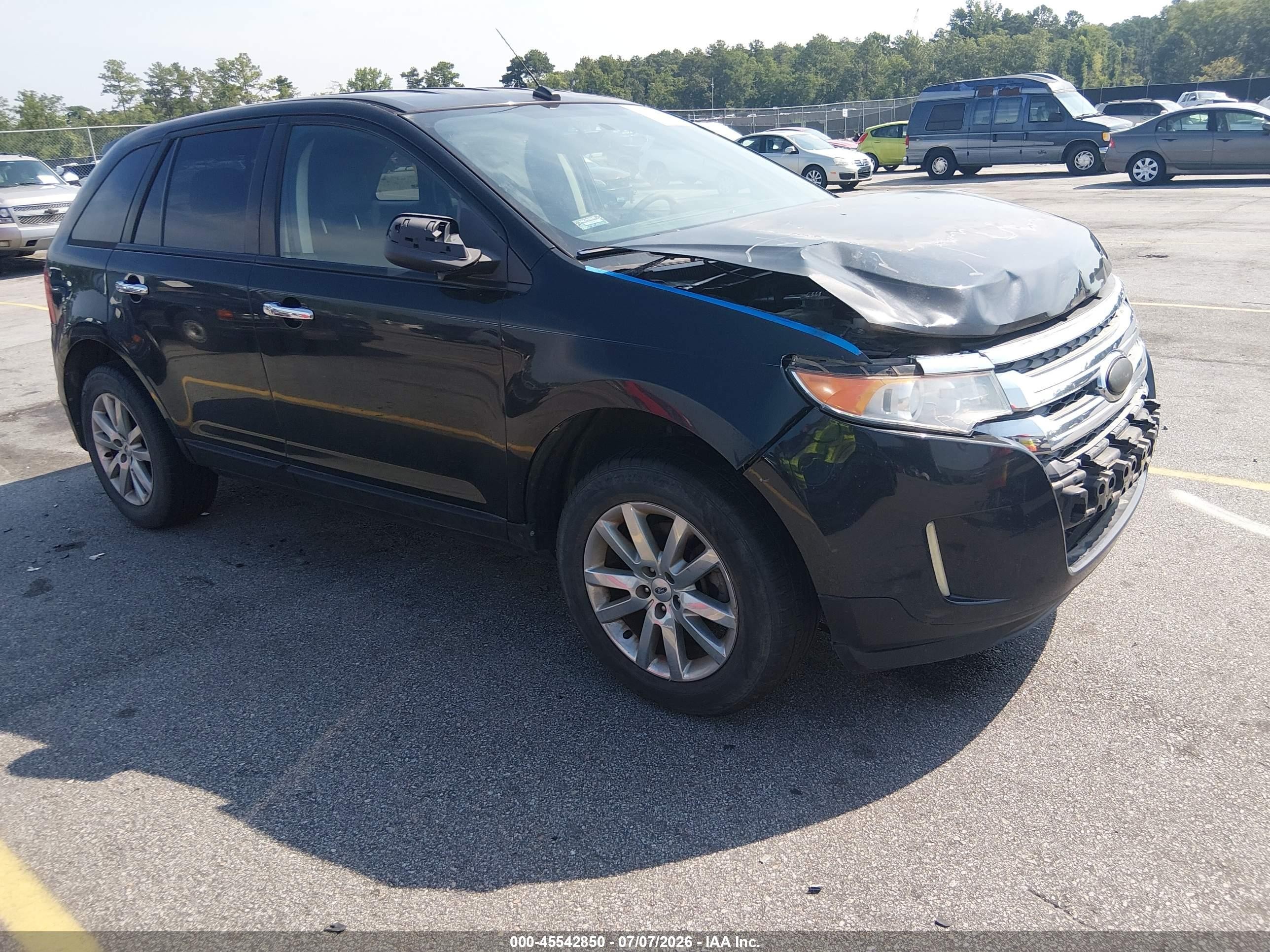 2011 Ford Edge Sel Black vin: 2FMDK3JC6BBB23370
