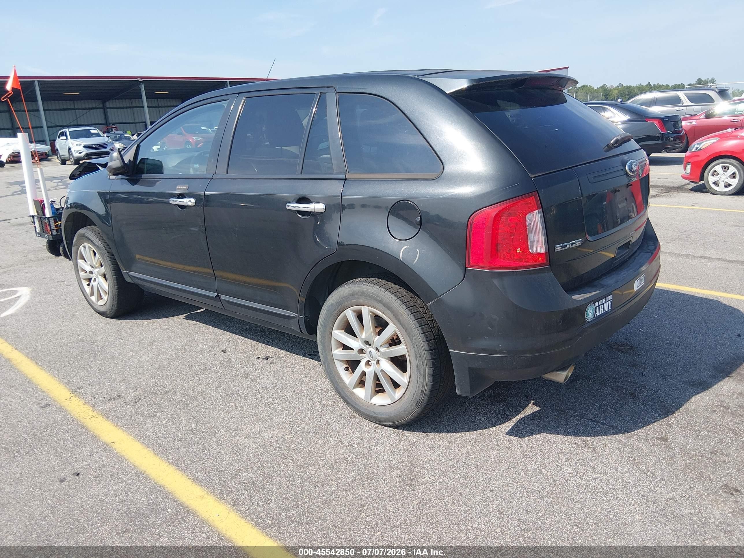 2011 Ford Edge Sel Black vin: 2FMDK3JC6BBB23370