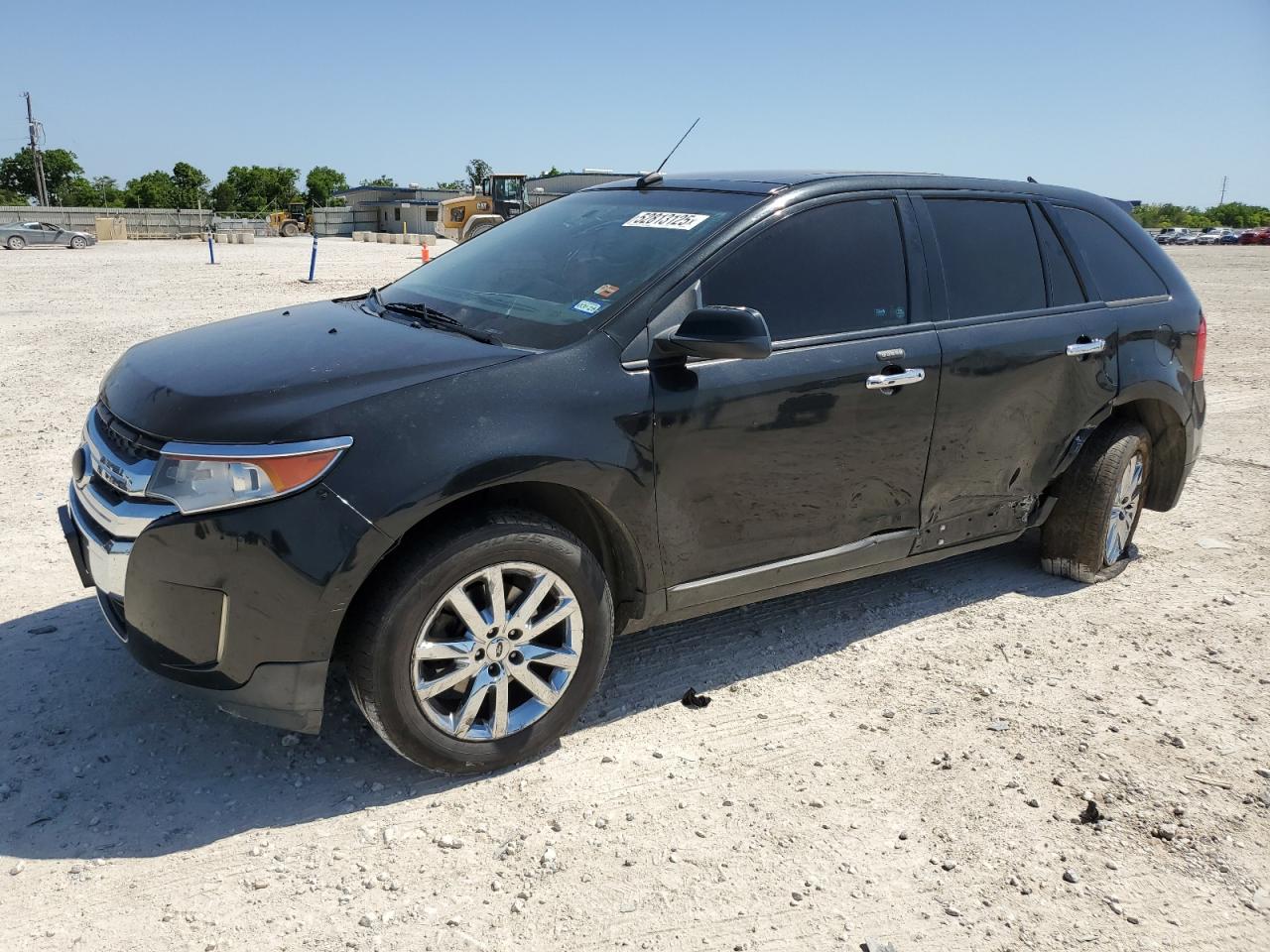 2011 Ford Edge Sel Black vin: 2FMDK3JC6BBB24308