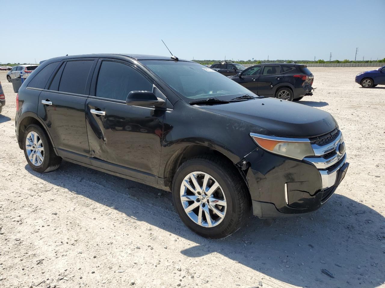 2011 Ford Edge Sel Black vin: 2FMDK3JC6BBB24308