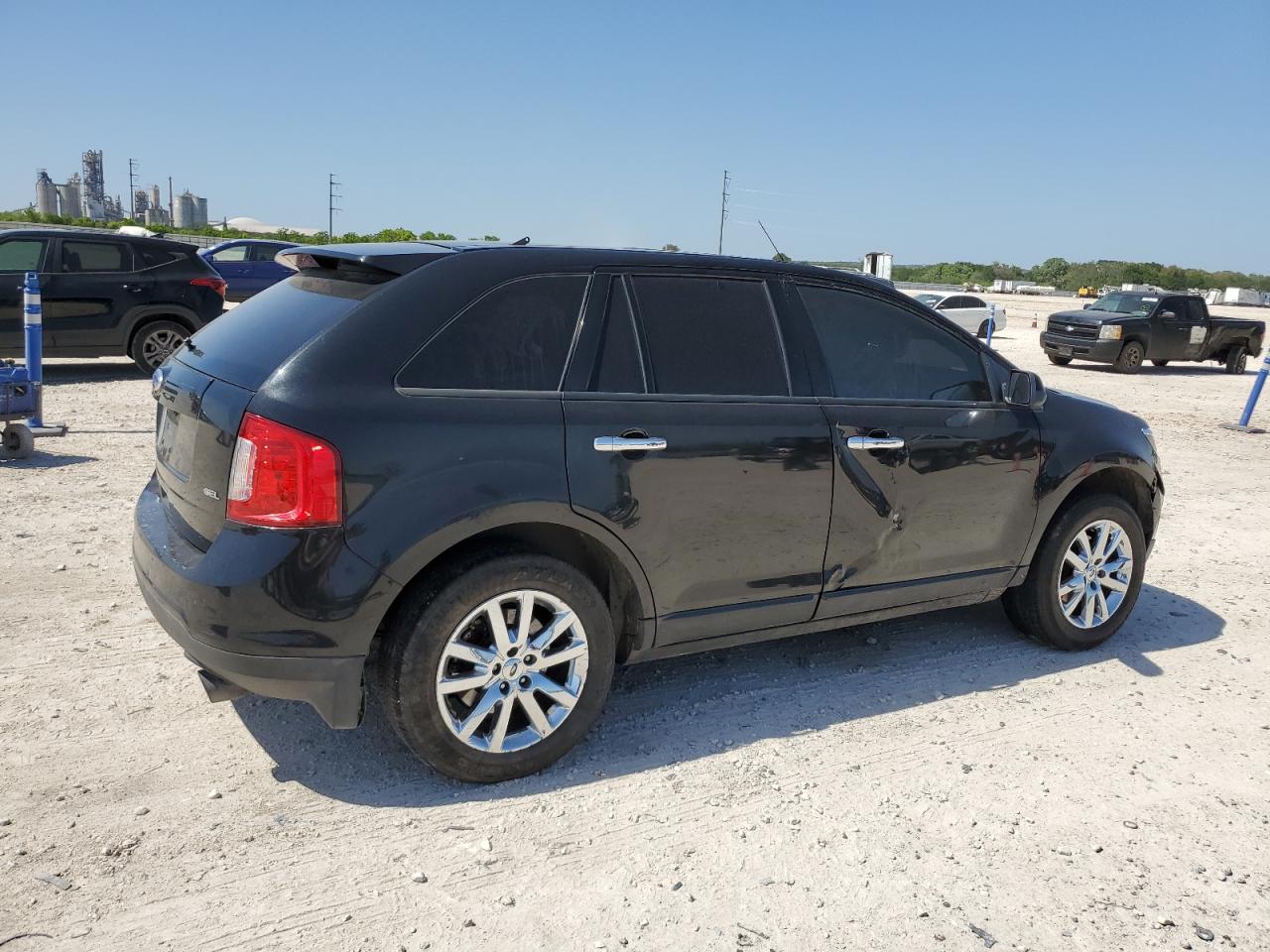 2011 Ford Edge Sel Black vin: 2FMDK3JC6BBB24308