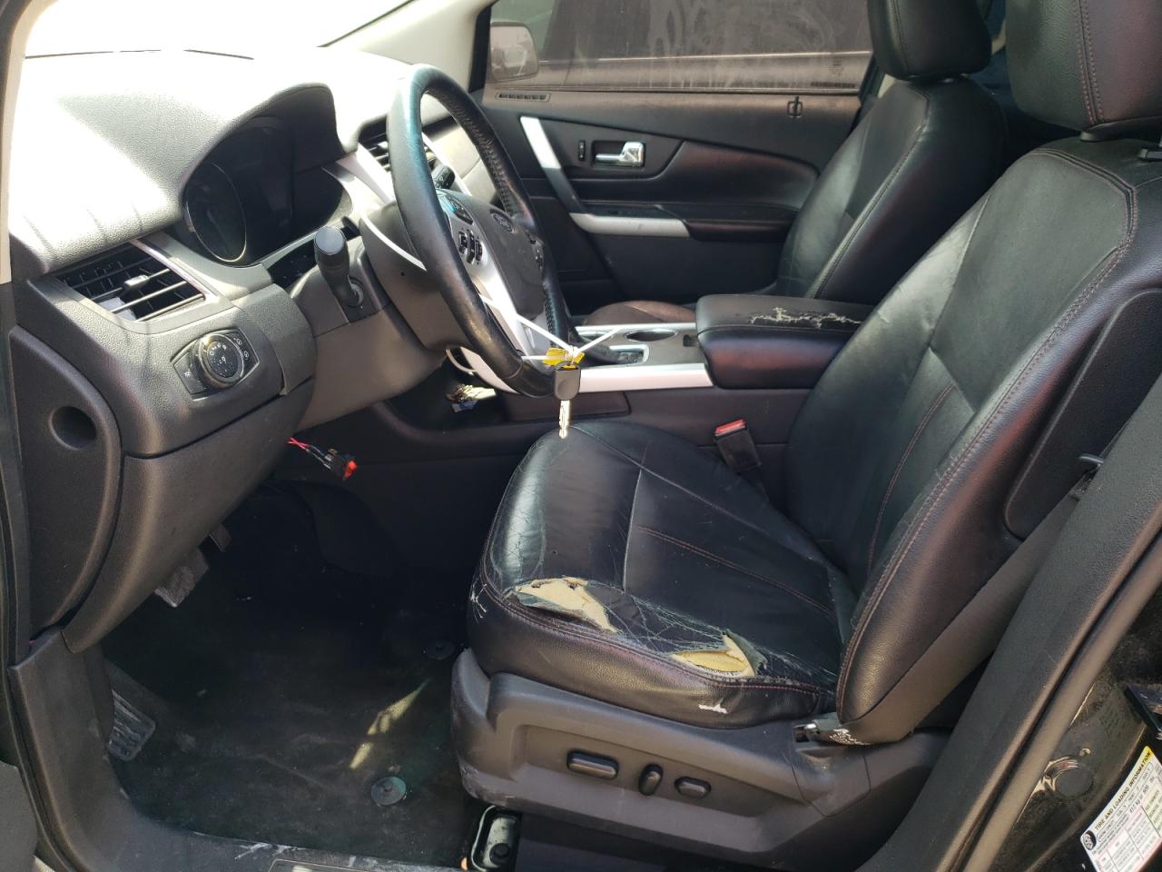 2011 Ford Edge Sel Black vin: 2FMDK3JC6BBB24308