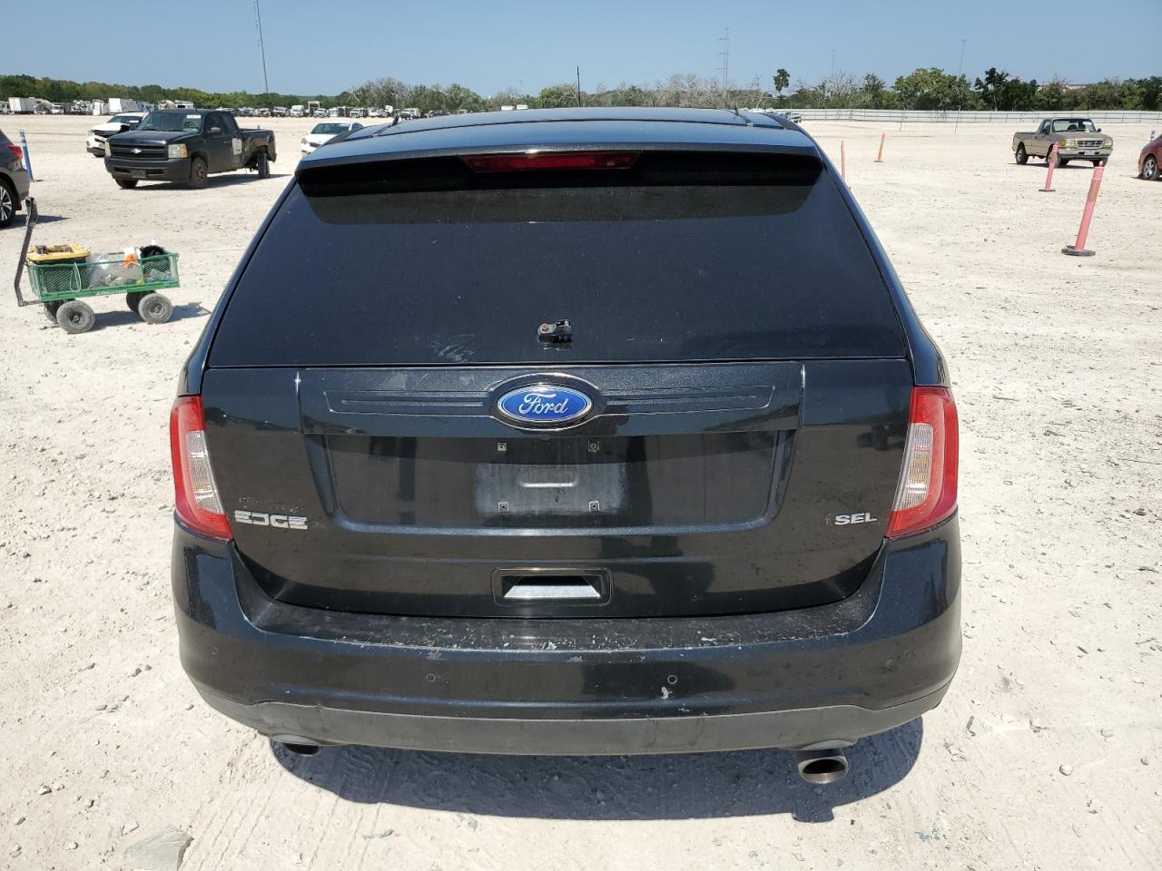 2011 Ford Edge Sel Black vin: 2FMDK3JC6BBB24308