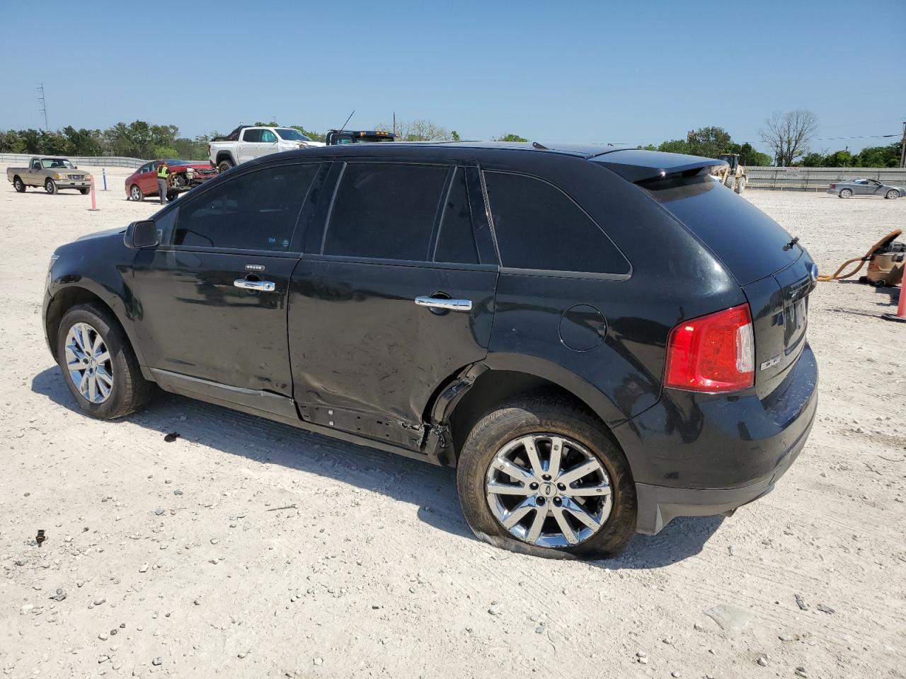 2011 Ford Edge Sel Black vin: 2FMDK3JC6BBB24308