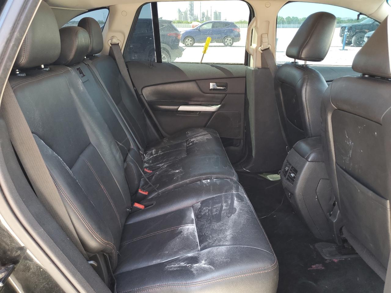 2011 Ford Edge Sel Black vin: 2FMDK3JC6BBB24308