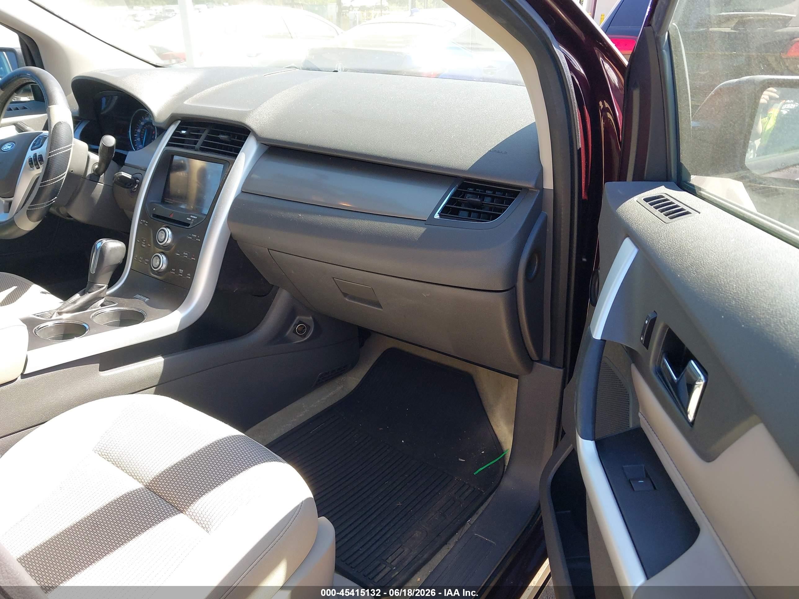 2011 Ford Edge Sel Maroon vin: 2FMDK3JC6BBB34899