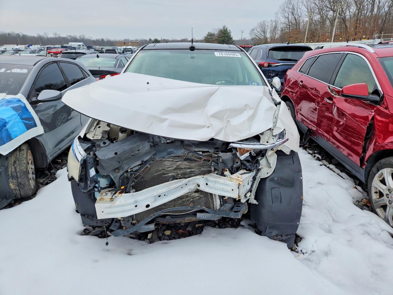 2011 Ford Edge Sel White vin: 2FMDK3JC6BBB58393