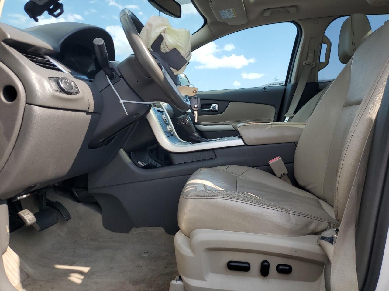 2011 Ford Edge Sel White vin: 2FMDK3JC6BBB58393
