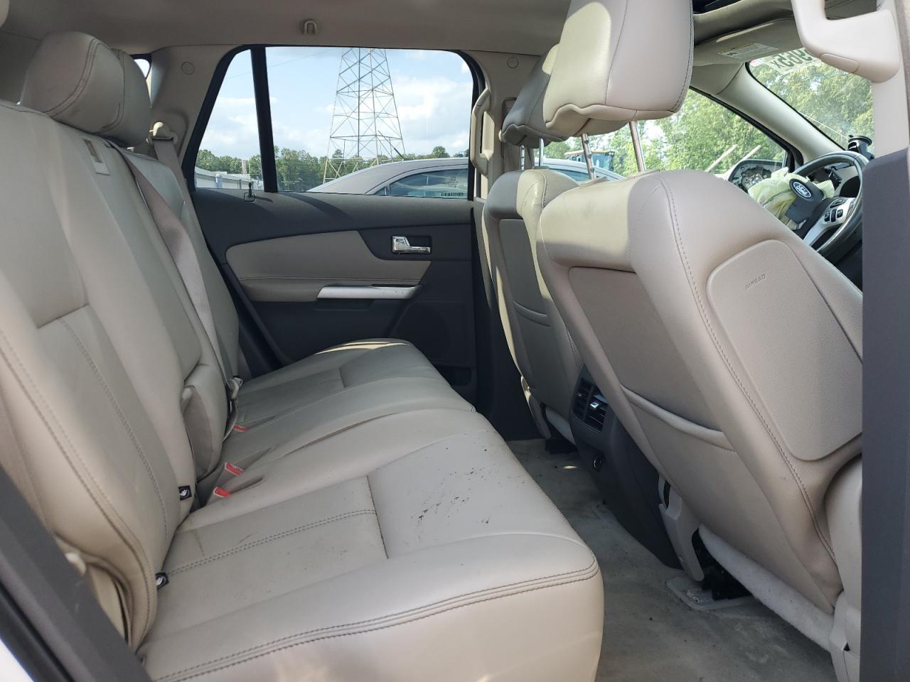 2011 Ford Edge Sel White vin: 2FMDK3JC6BBB58393