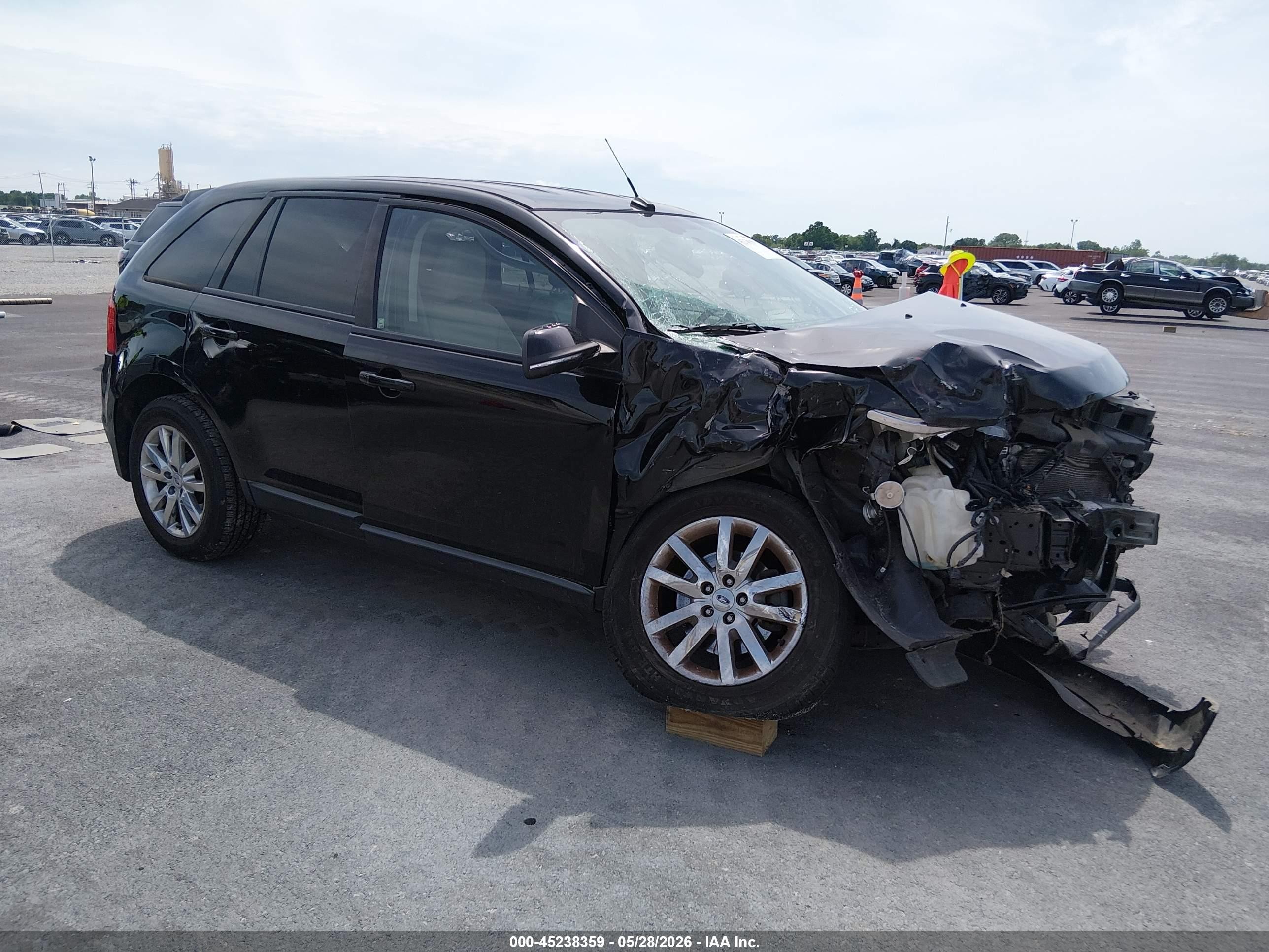 2012 Ford Edge Sel Black vin: 2FMDK3JC6CBA01836