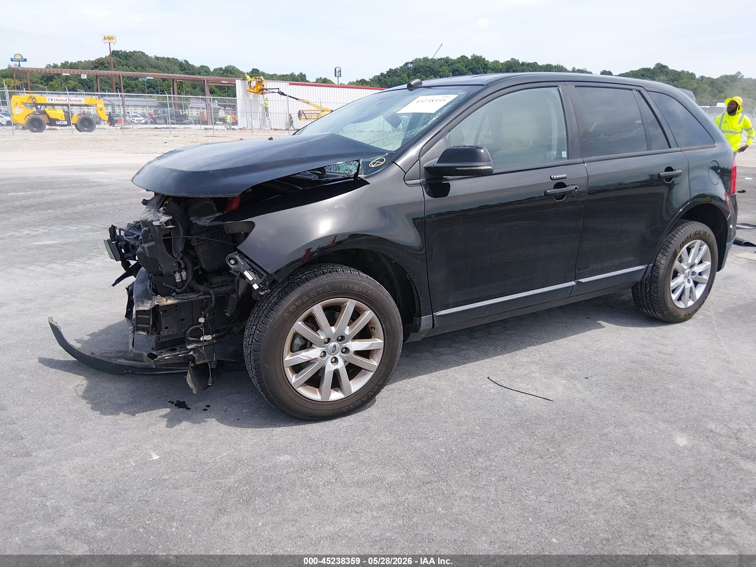 2012 Ford Edge Sel Black vin: 2FMDK3JC6CBA01836