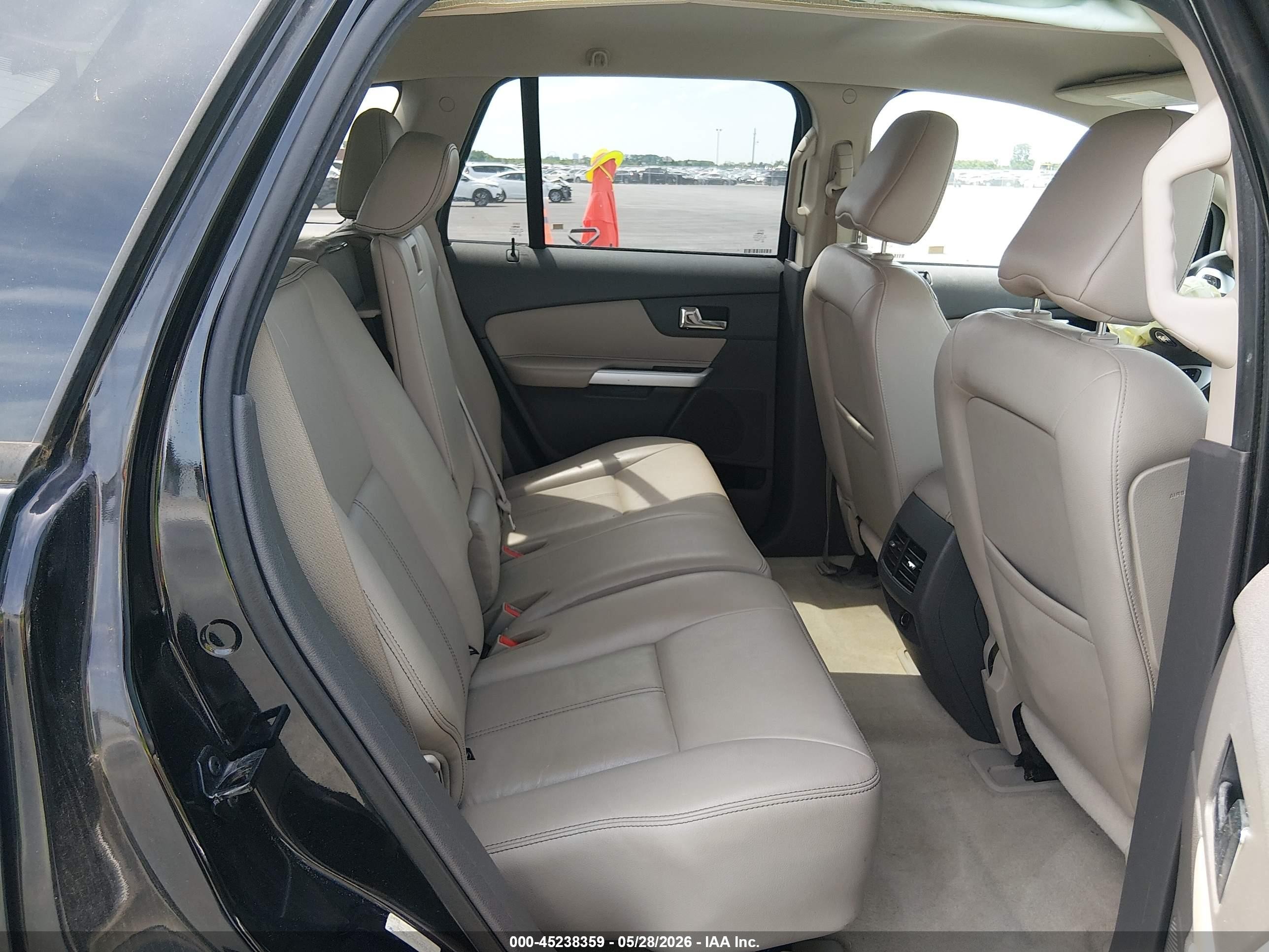 2012 Ford Edge Sel Black vin: 2FMDK3JC6CBA01836