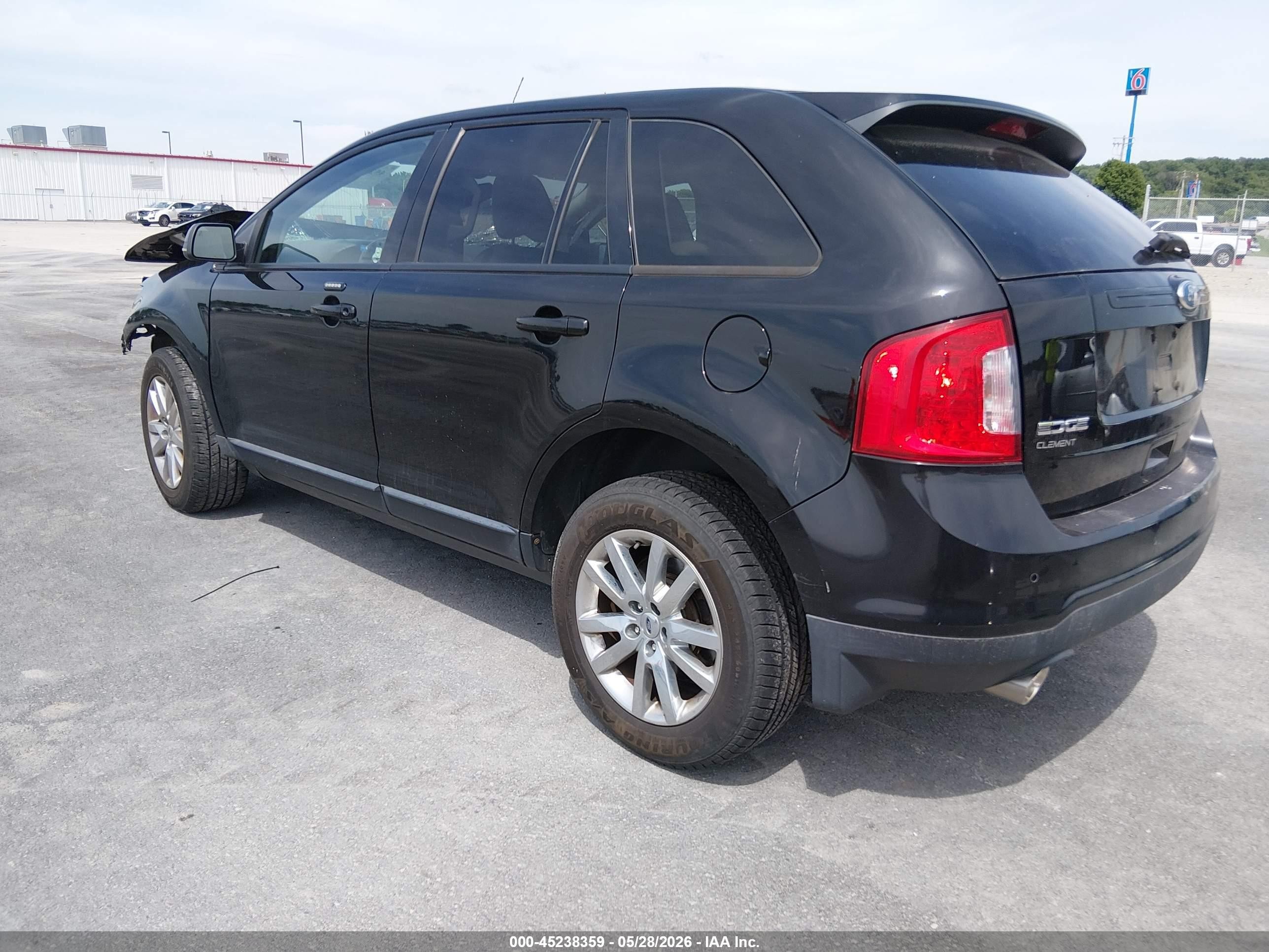 2012 Ford Edge Sel Black vin: 2FMDK3JC6CBA01836