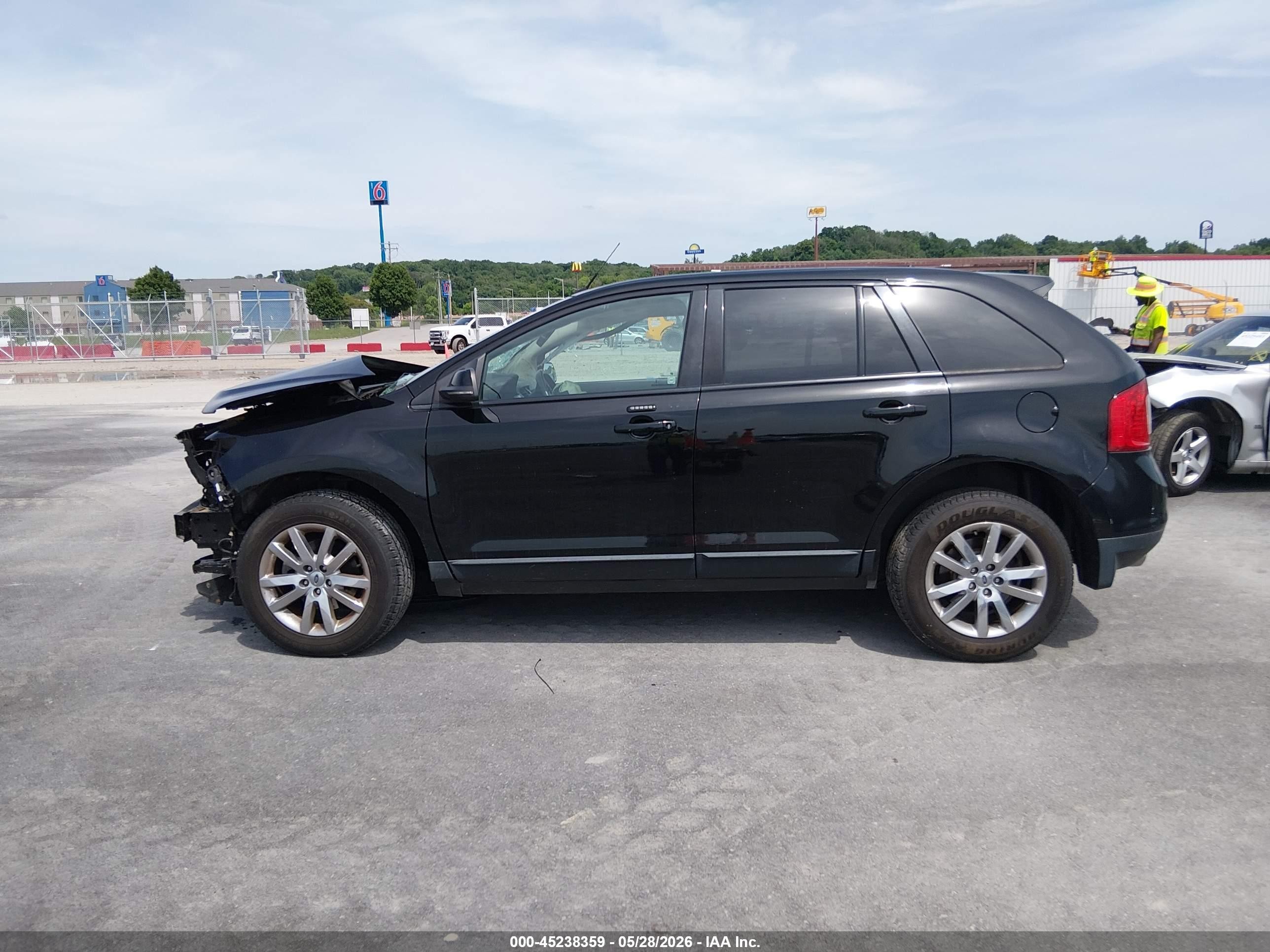 2012 Ford Edge Sel Black vin: 2FMDK3JC6CBA01836