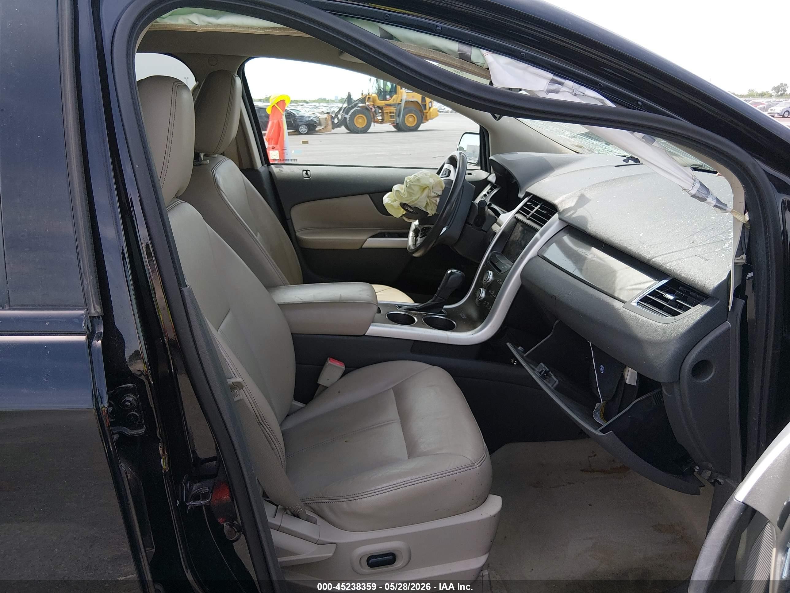 2012 Ford Edge Sel Black vin: 2FMDK3JC6CBA01836