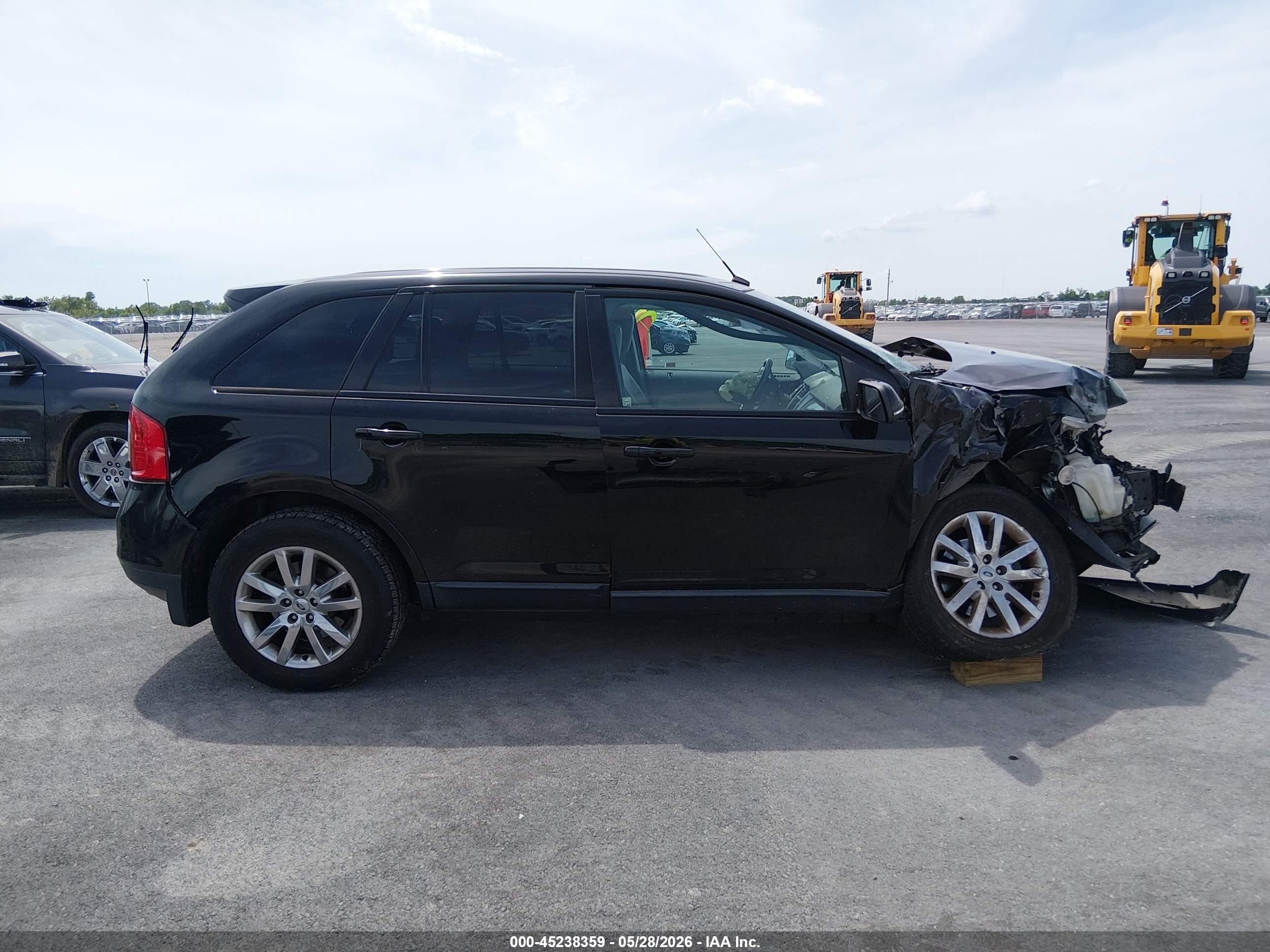 2012 Ford Edge Sel Black vin: 2FMDK3JC6CBA01836