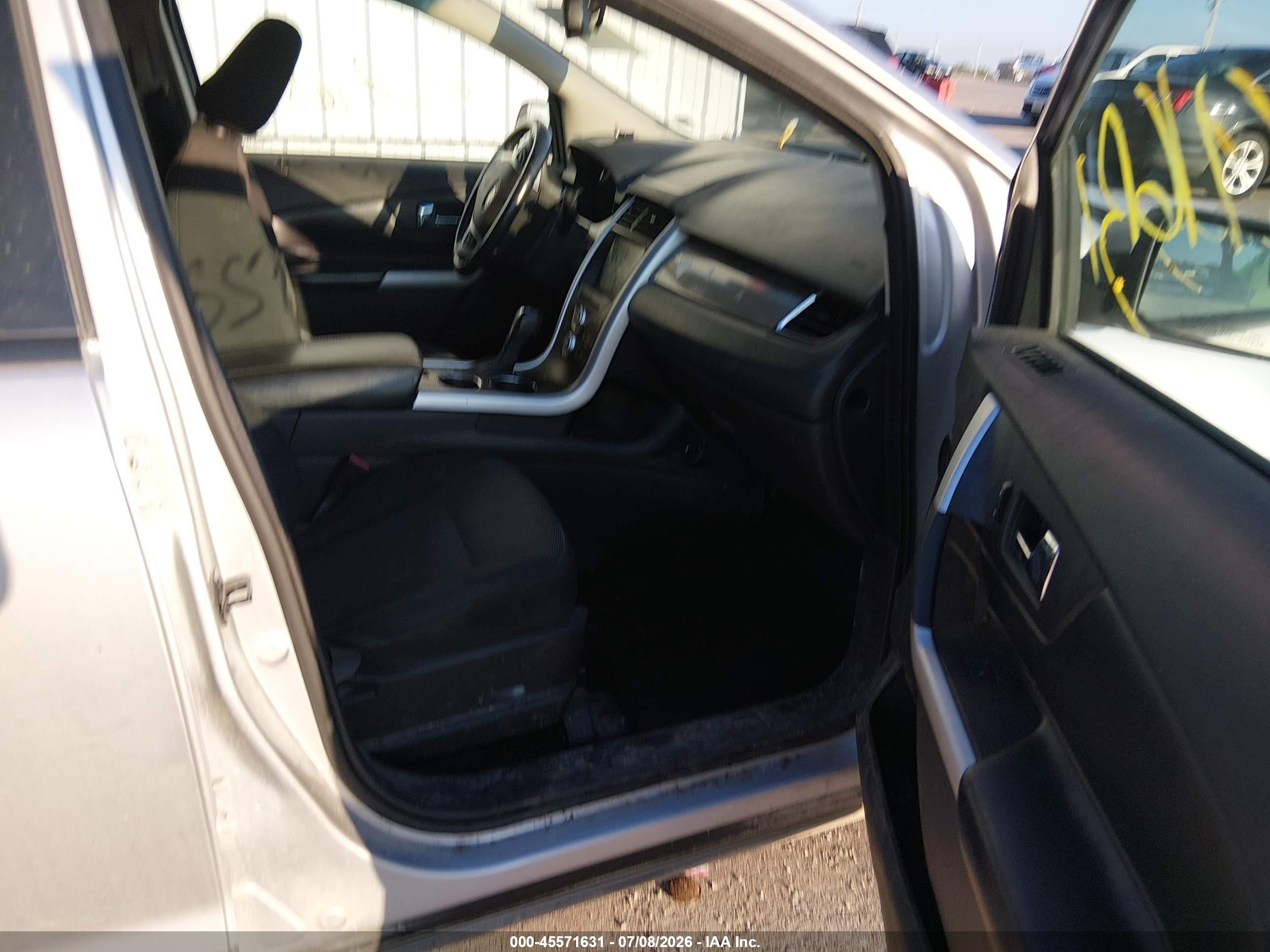 2012 Ford Edge Sel Silver vin: 2FMDK3JC6CBA03036