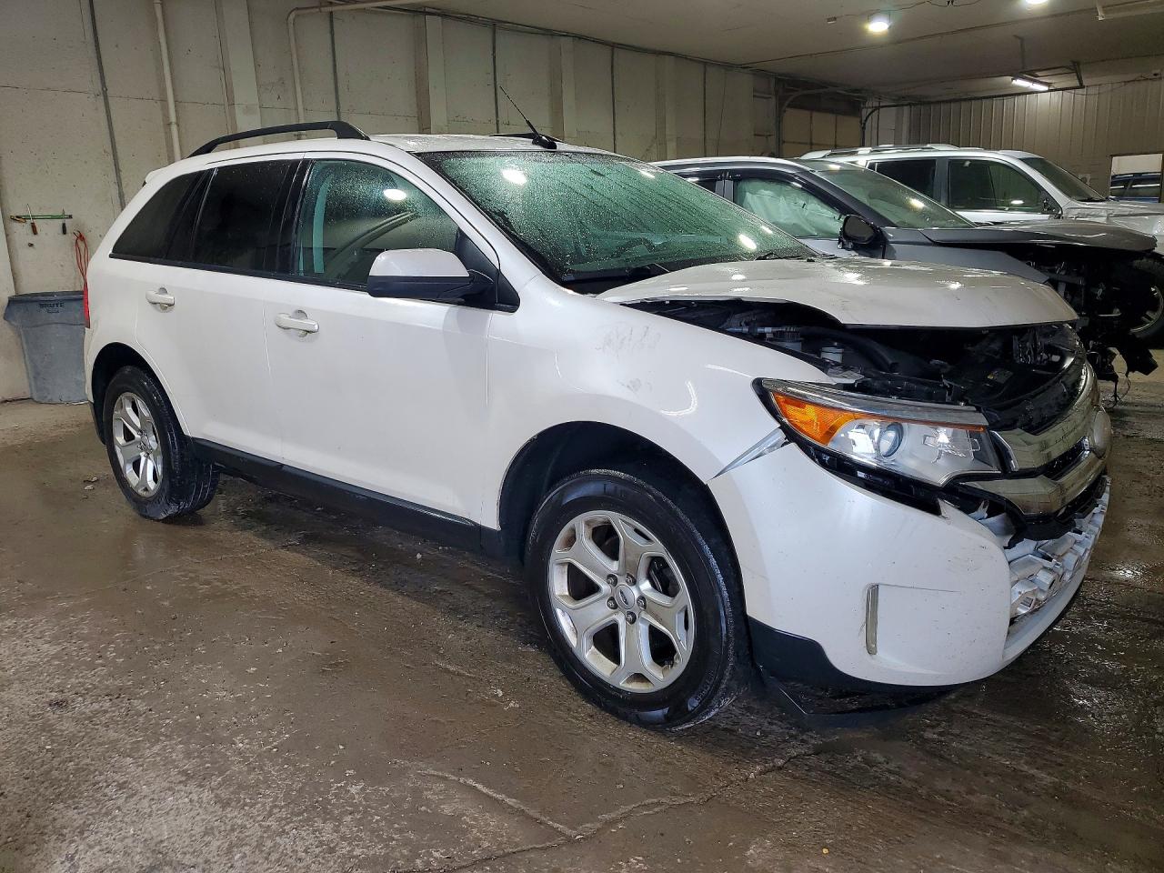 2012 Ford Edge Sel White vin: 2FMDK3JC6CBA45173