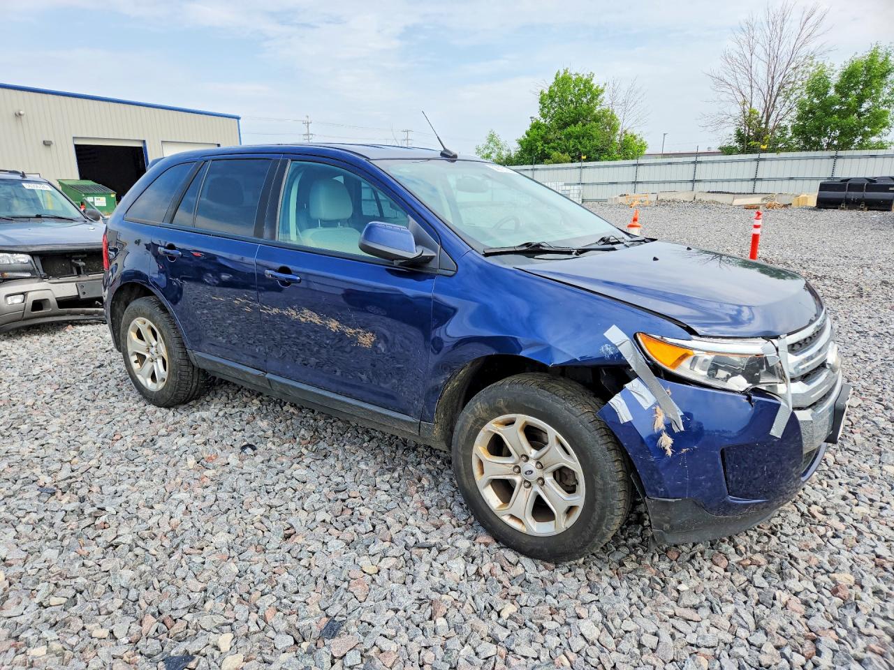 2012 Ford Edge Sel Blue vin: 2FMDK3JC6CBA68002