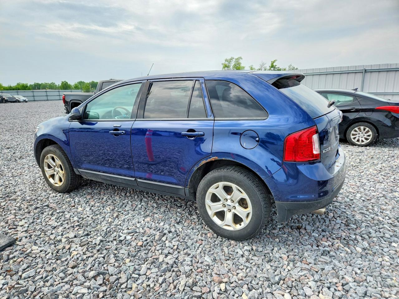 2012 Ford Edge Sel Blue vin: 2FMDK3JC6CBA68002