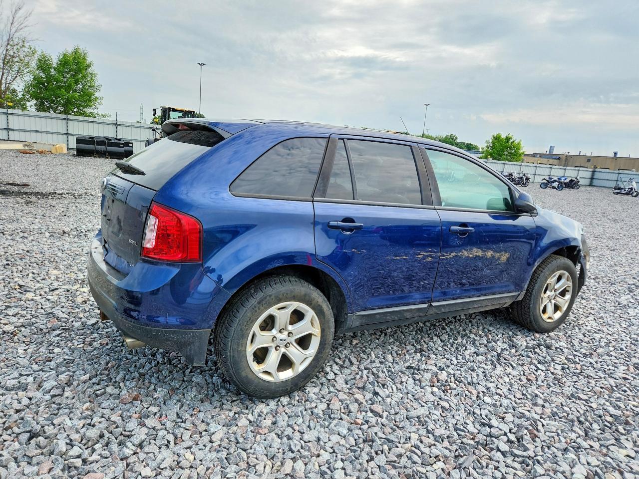 2012 Ford Edge Sel Blue vin: 2FMDK3JC6CBA68002