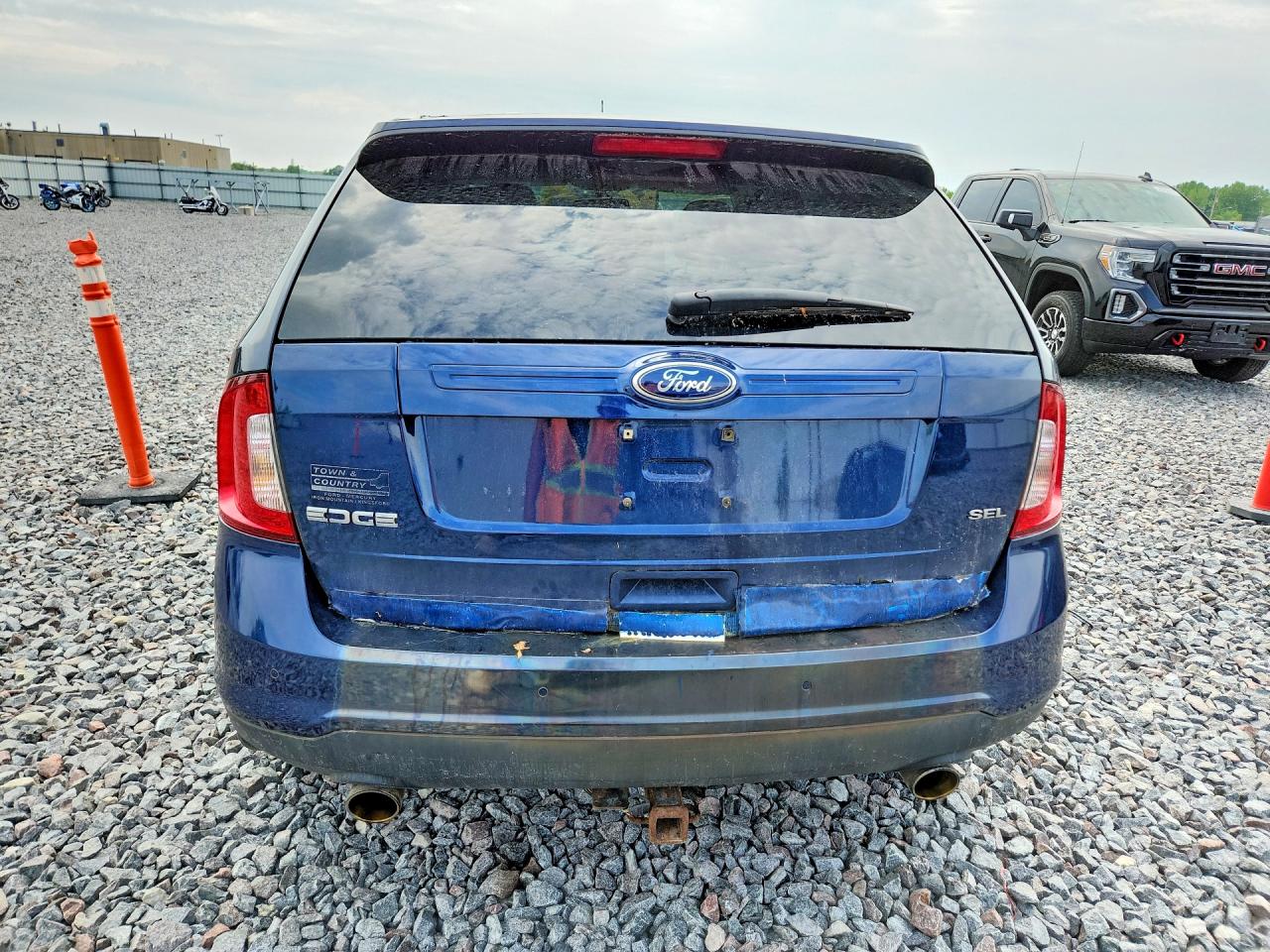 2012 Ford Edge Sel Blue vin: 2FMDK3JC6CBA68002