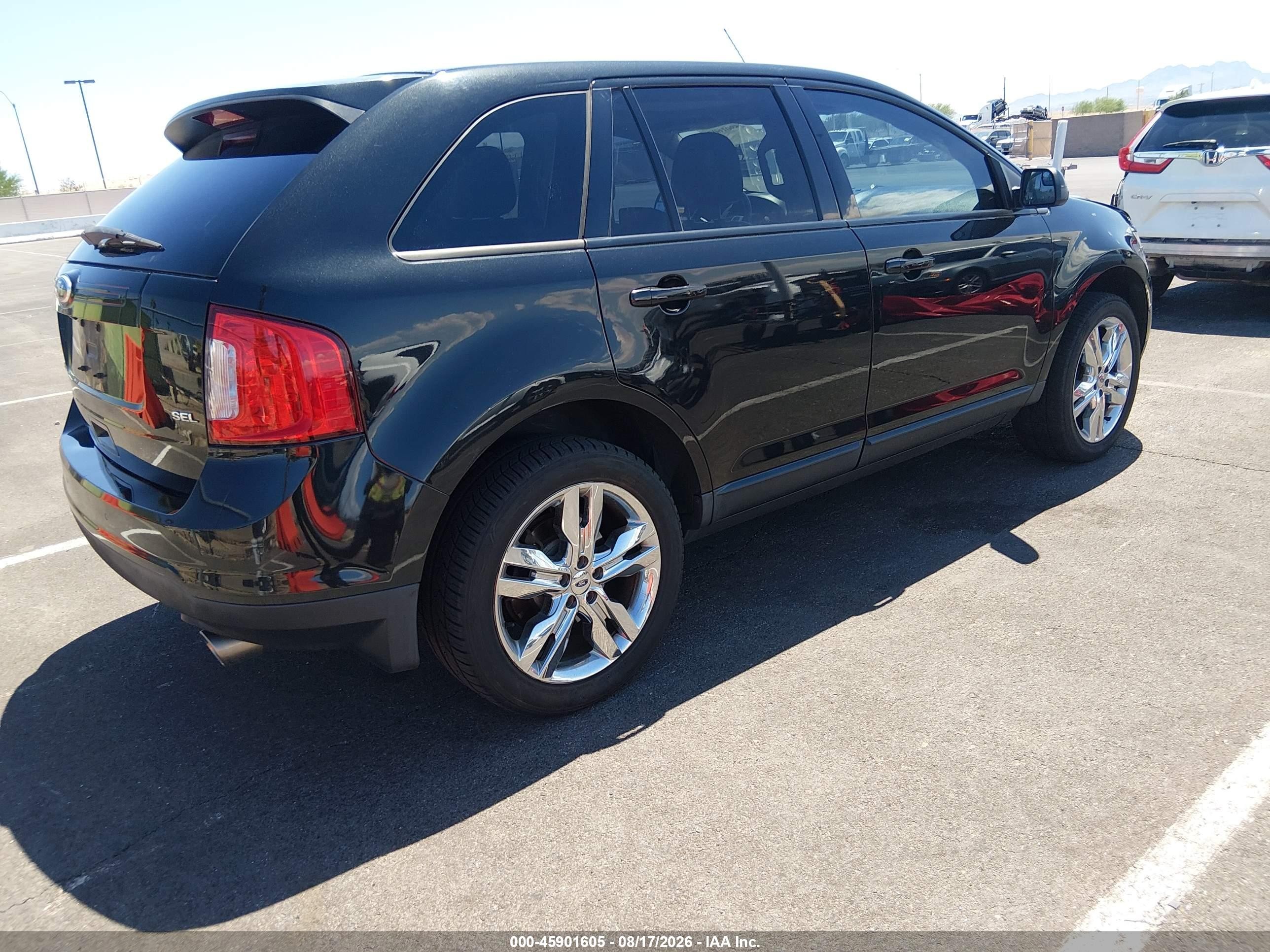 2012 Ford Edge Sel Черный vin: 2FMDK3JC6CBA96320