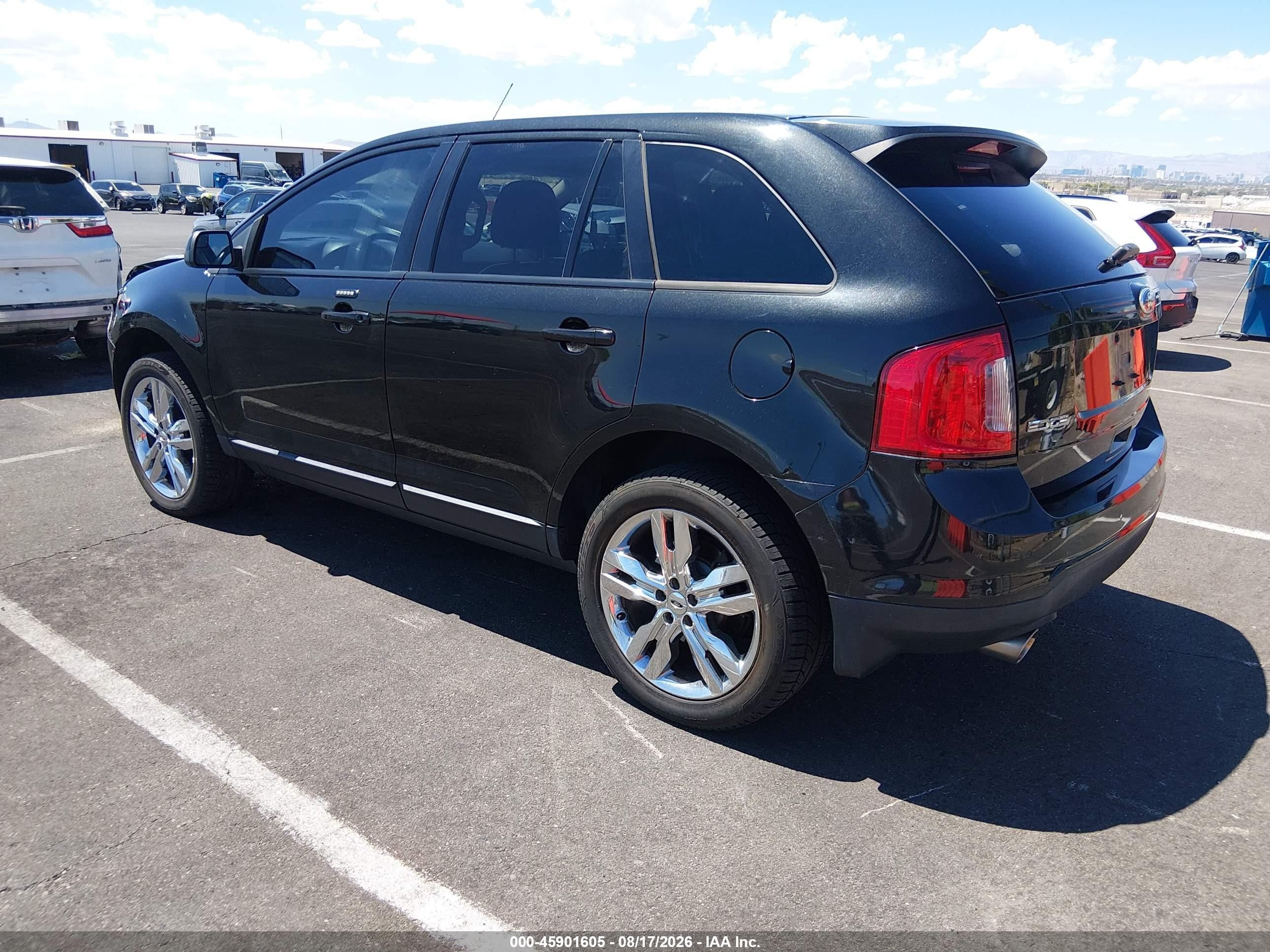 2012 Ford Edge Sel Черный vin: 2FMDK3JC6CBA96320