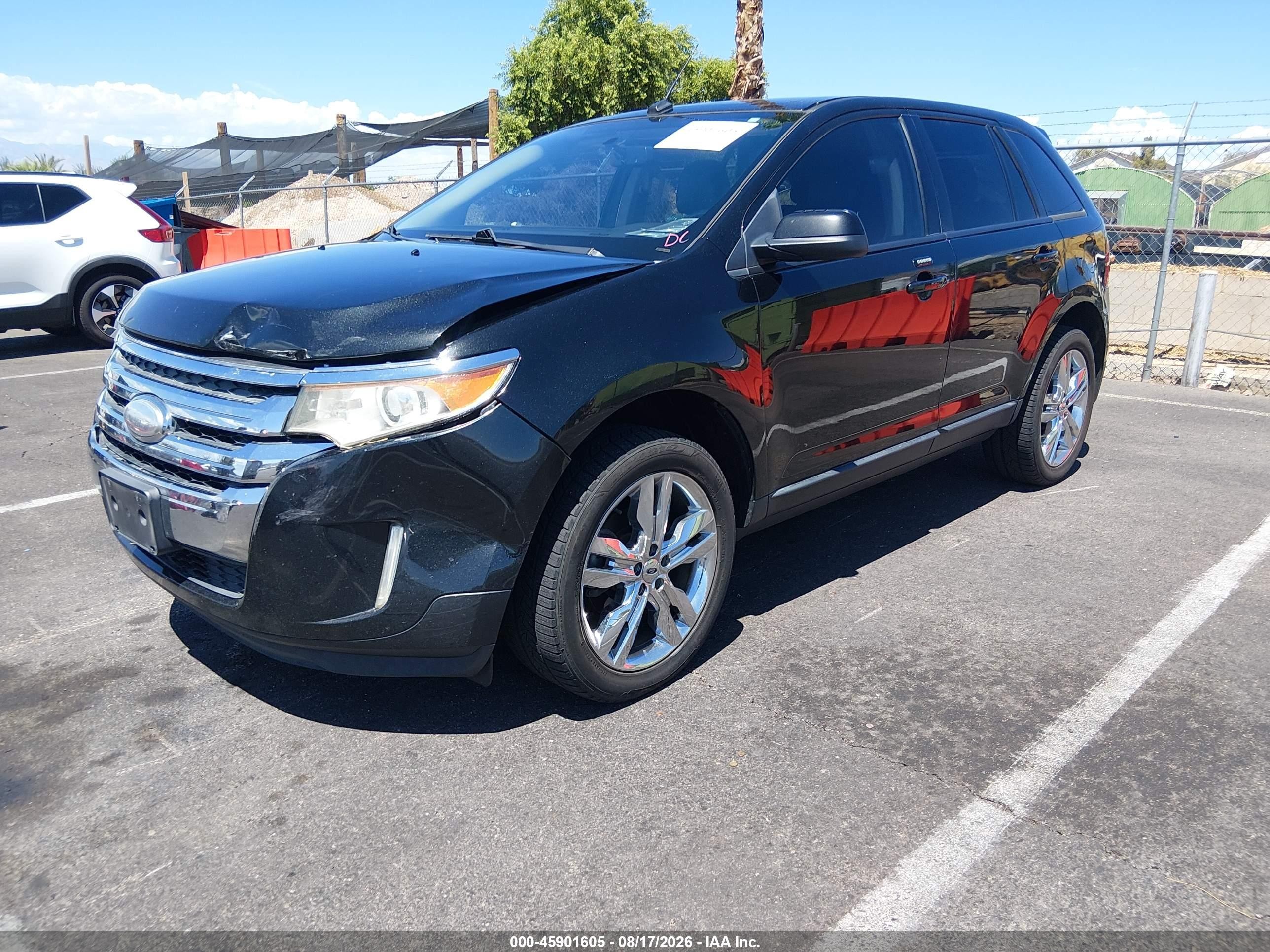 2012 Ford Edge Sel Черный vin: 2FMDK3JC6CBA96320