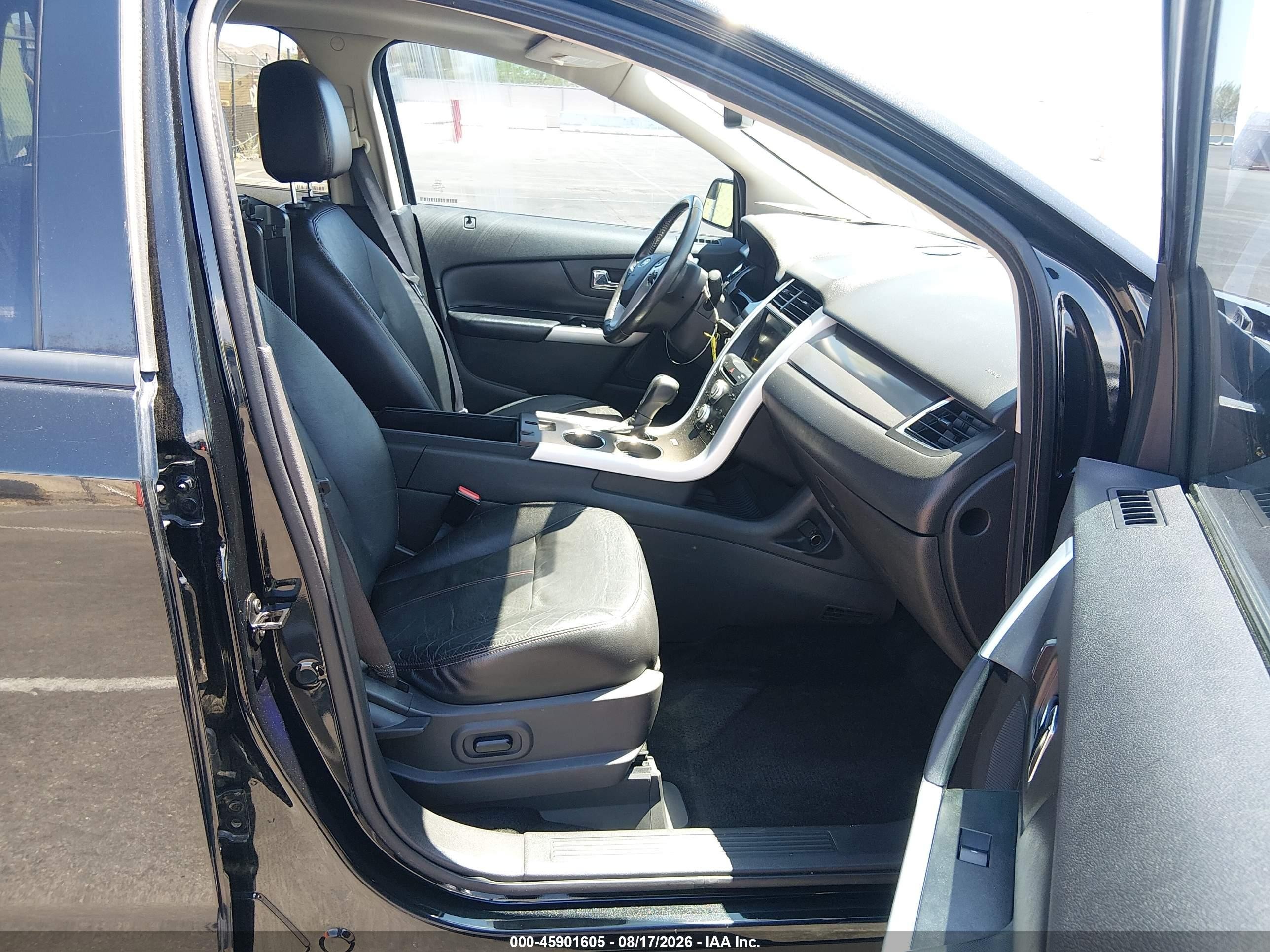 2012 Ford Edge Sel Черный vin: 2FMDK3JC6CBA96320