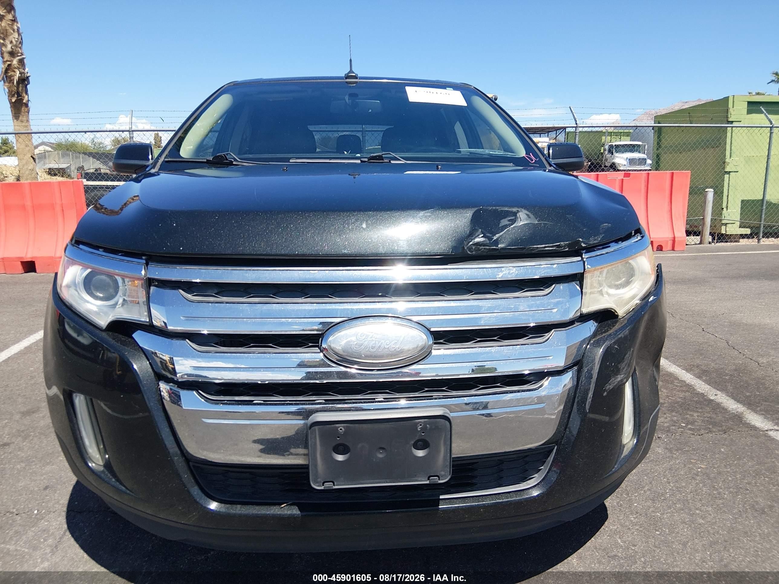 2012 Ford Edge Sel Черный vin: 2FMDK3JC6CBA96320