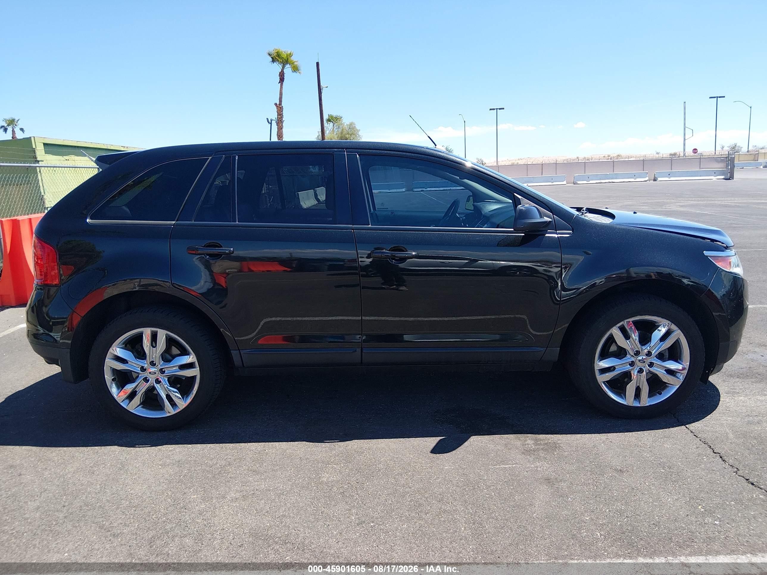2012 Ford Edge Sel Черный vin: 2FMDK3JC6CBA96320