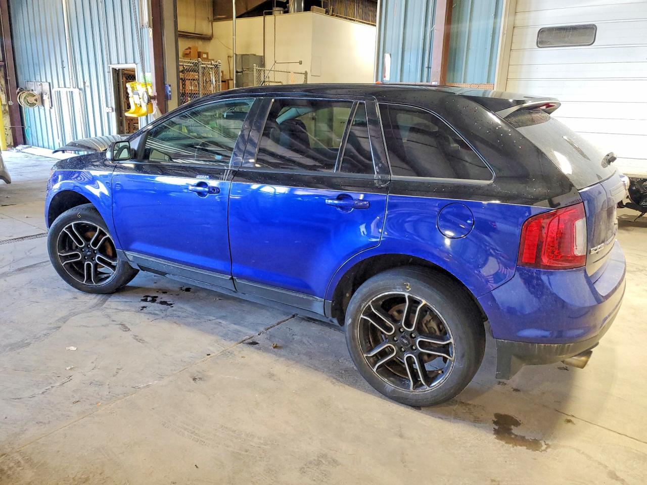 2013 Ford Edge Sel Blue vin: 2FMDK3JC6DBA68292
